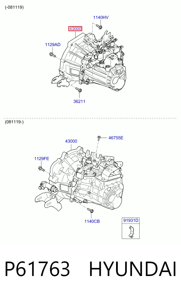 МКПП на KIA Rio II JB