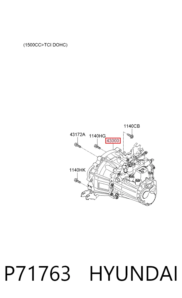МКП в зборі KIA Rio II седан (JB) (2005 - 2011) ціна, від 171.19 USD