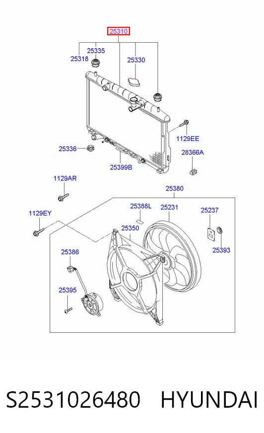 Купити 4050087 Polcar Радіатор двигуна