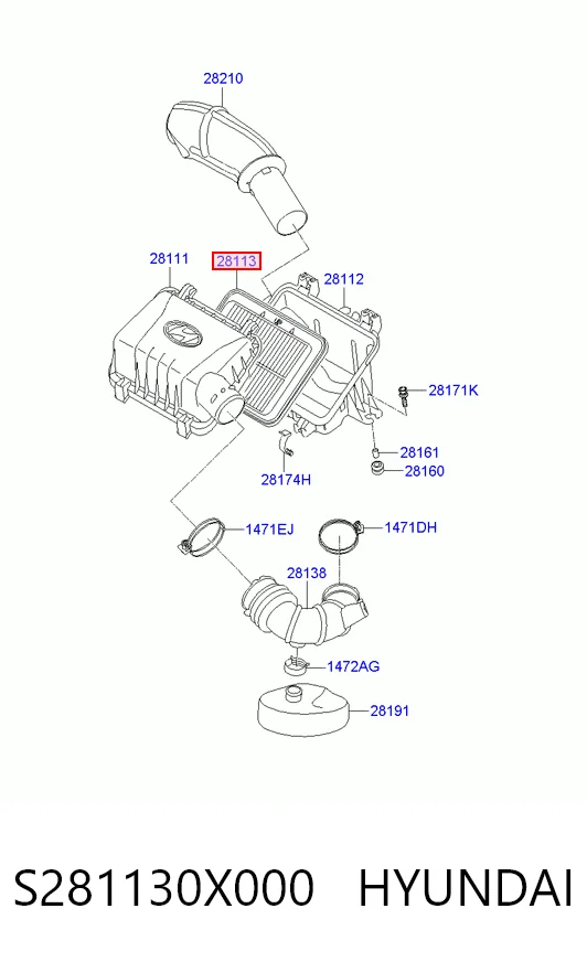 S281130X000 Hyundai/Kia