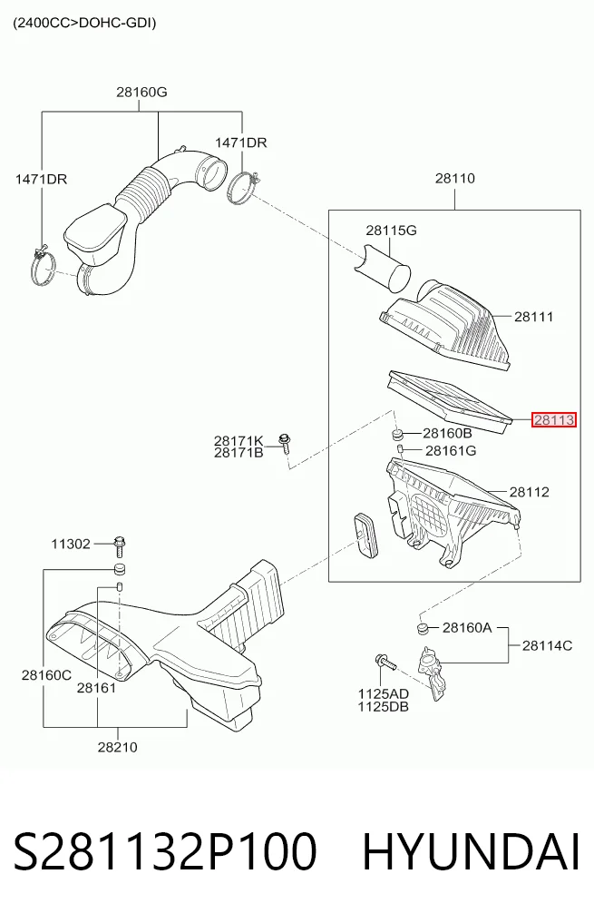 S281132P100 Hyundai/Kia