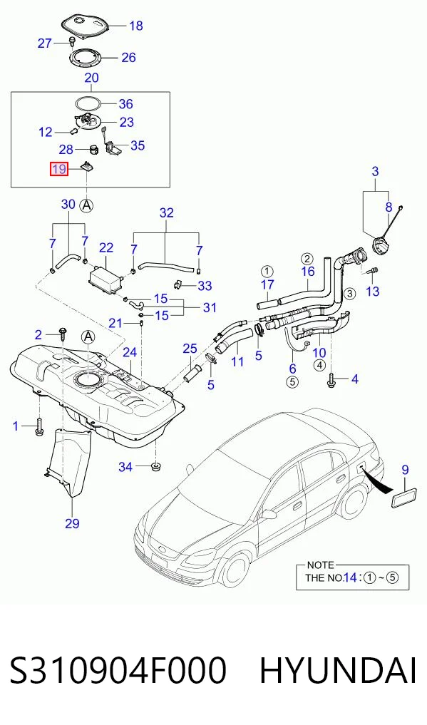310904F000 Chrysler Фільтр-сітка бензонасосу