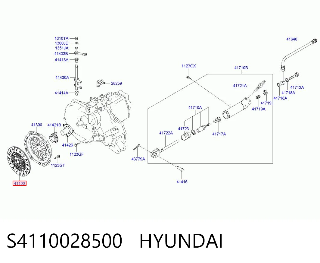  Диск зчеплення Hyundai Matrix 
