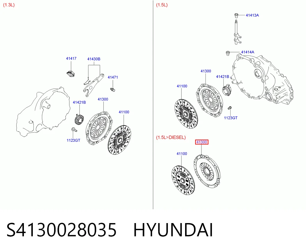  Корзина зчеплення Hyundai Matrix 