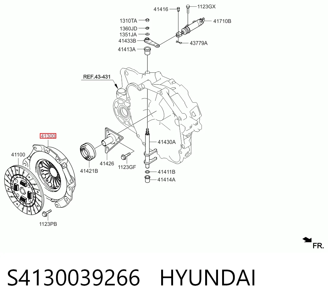 4130039266 VALEO Натискний диск зчеплення