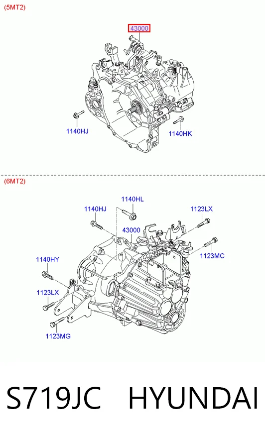 МКП в зборі Hyundai Sonata V седан (NF) (2007 - 2010) ціна, від 112.99 USD