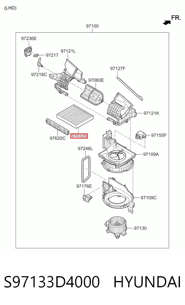 Фільтр повітряний обігрівача JS Asakashi AC9412B ціна, від 8.74 USD