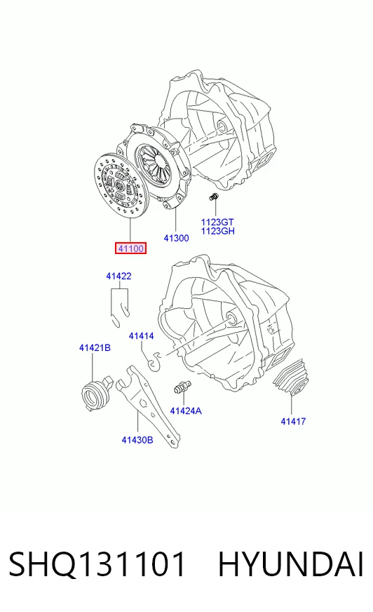  Диск зчеплення Hyundai Galloper 