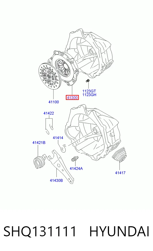 Купити Корзина зчеплення Hyundai Galloper  JK