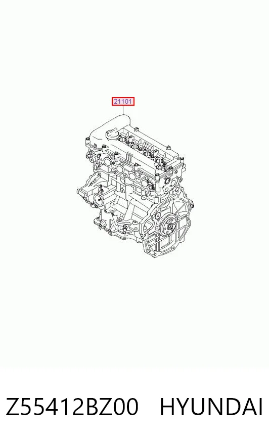 ДВЗ Hyundai Accent IV седан (RB) (2010 - 2014) ціна, від 1085.64 USD