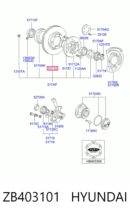 ZB403101 Hyundai/Kia