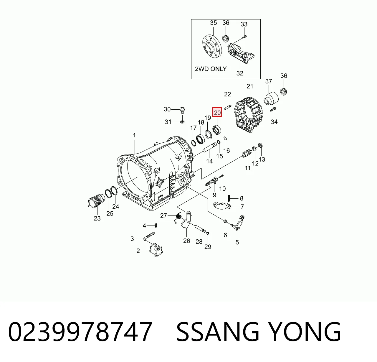 Купити 52108428 Fiat/Alfa/Lancia Сальник АКПП/КПП, вихідного/вторинного валу