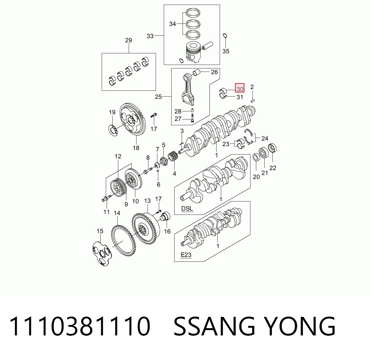 Вкладиші колінвала, шатунні, комплект, 1-й ремонт (+0,25) Mahle Original 001PS10709025 ціна, від 27.86 USD