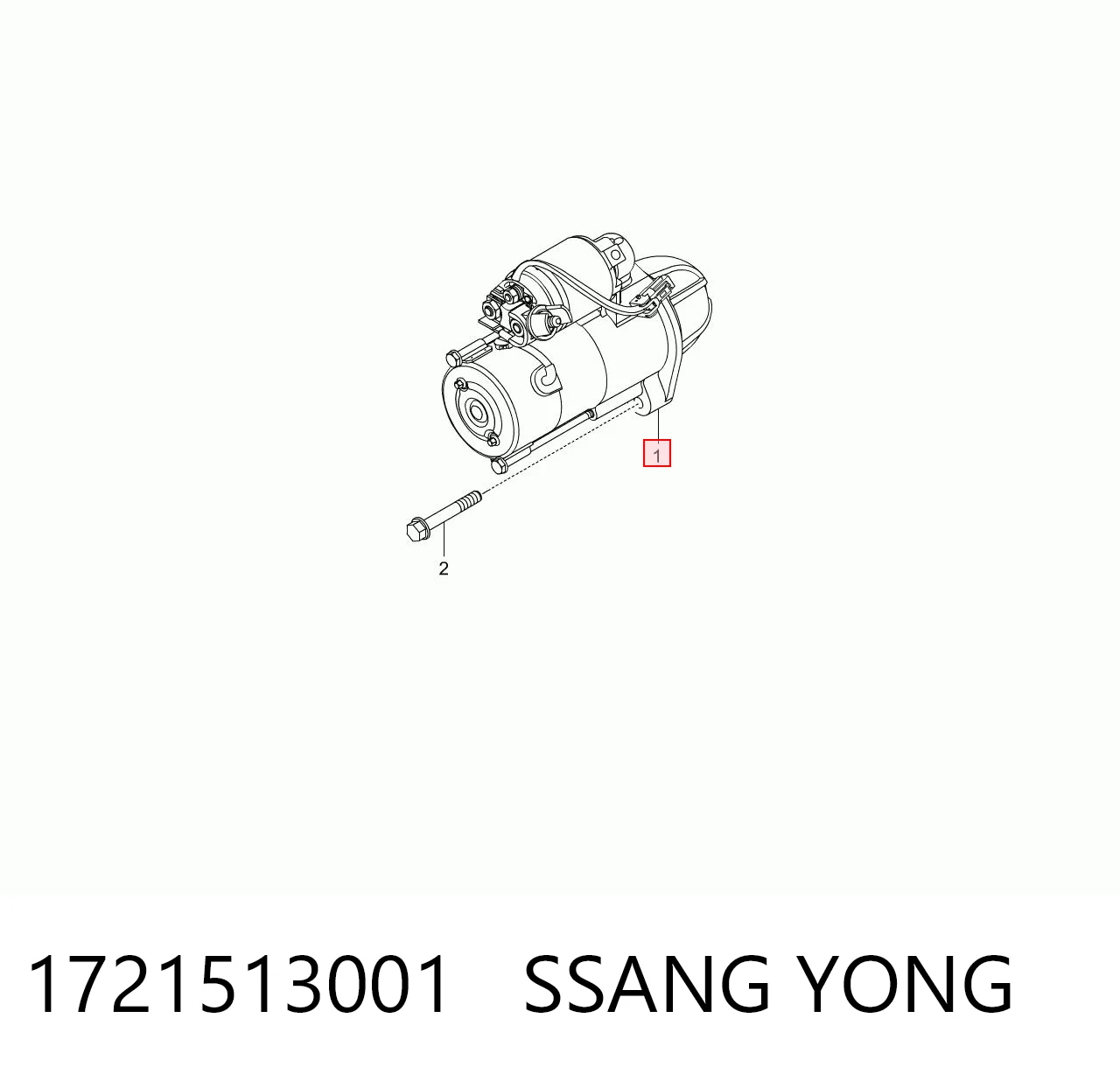 Купити Стартер SsangYong Rexton W I 