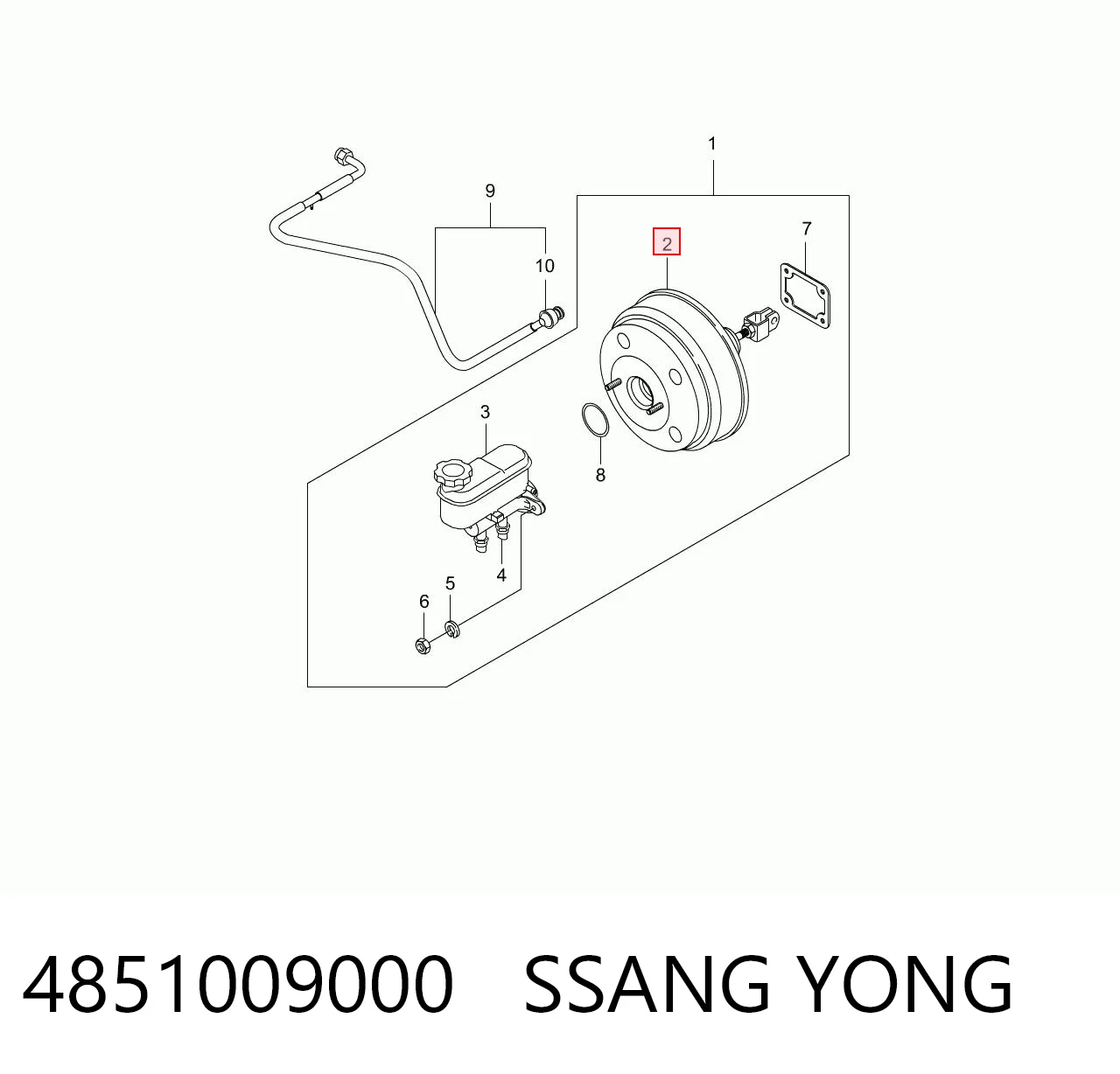Вакуумника SsangYong Kyron позашляховик (2005 - 2007) ціна, від 18.93 USD