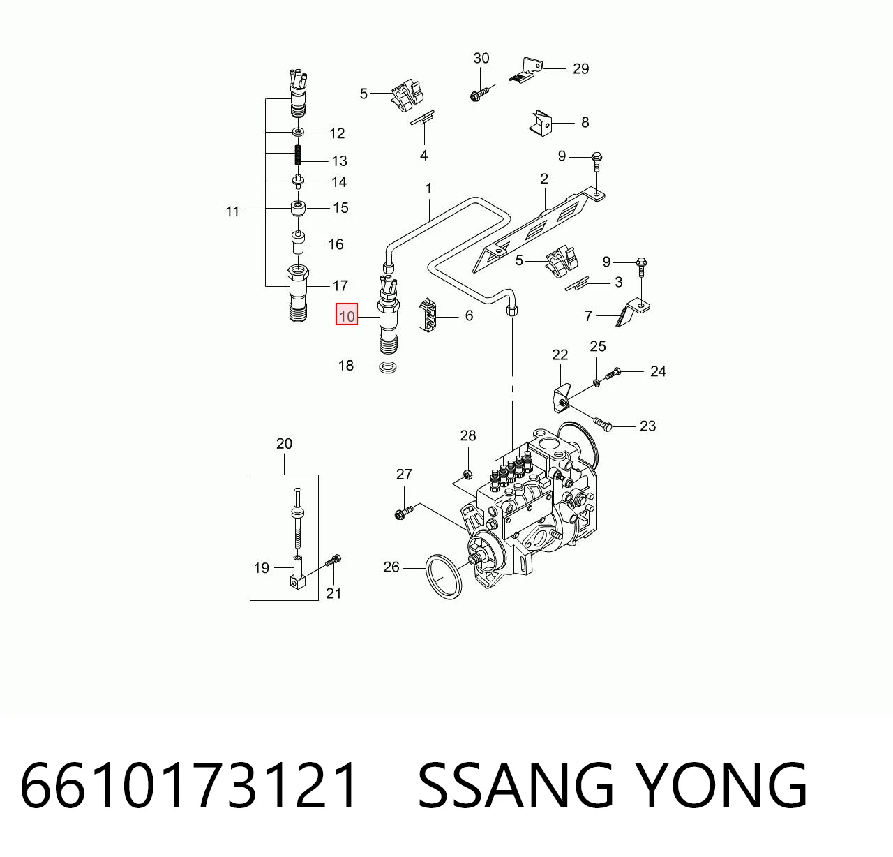 986430197 Bosch Форсунка вприску палива