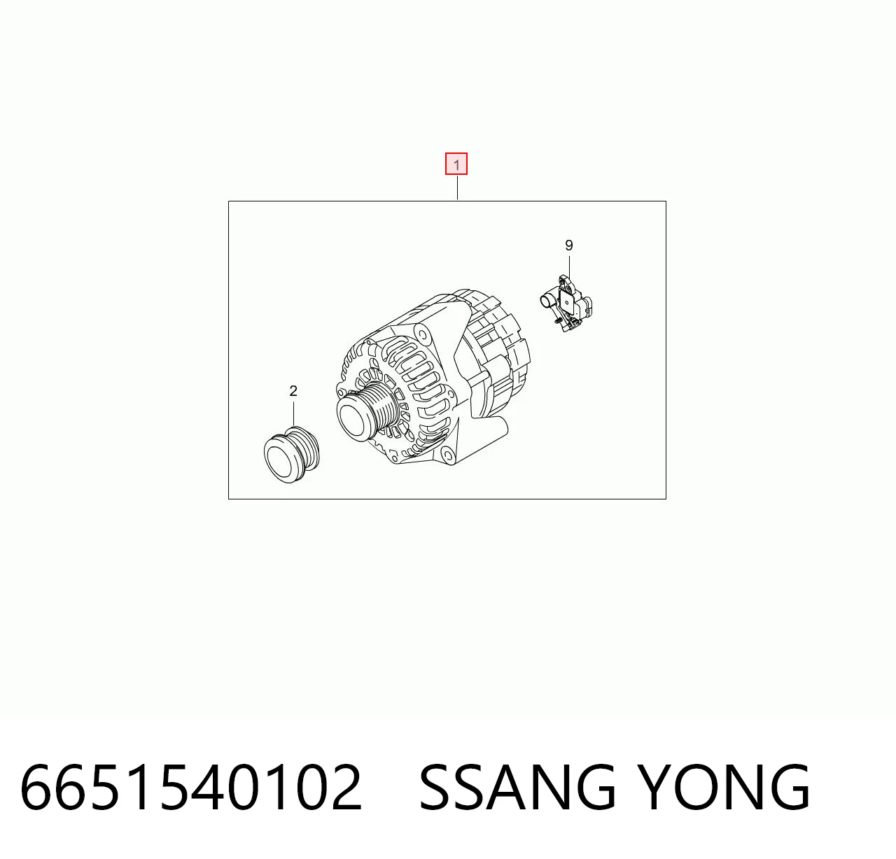 Генератор Mercedes A6651540102 ціна, від 242.92 USD