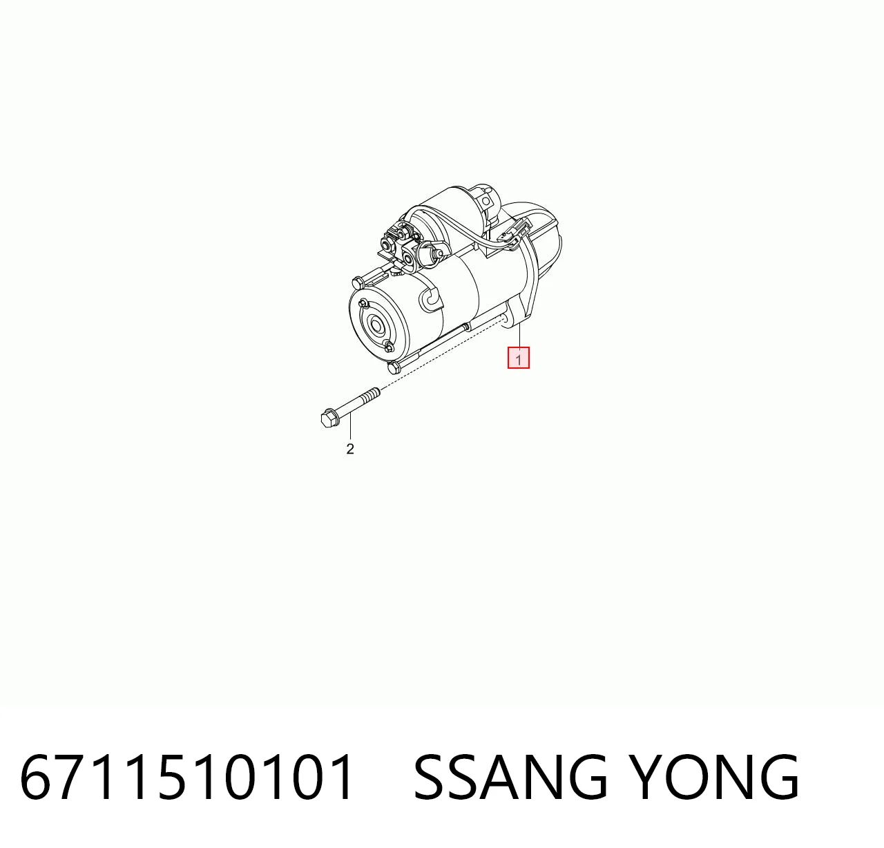 Купити Стартер SsangYong Korando C 