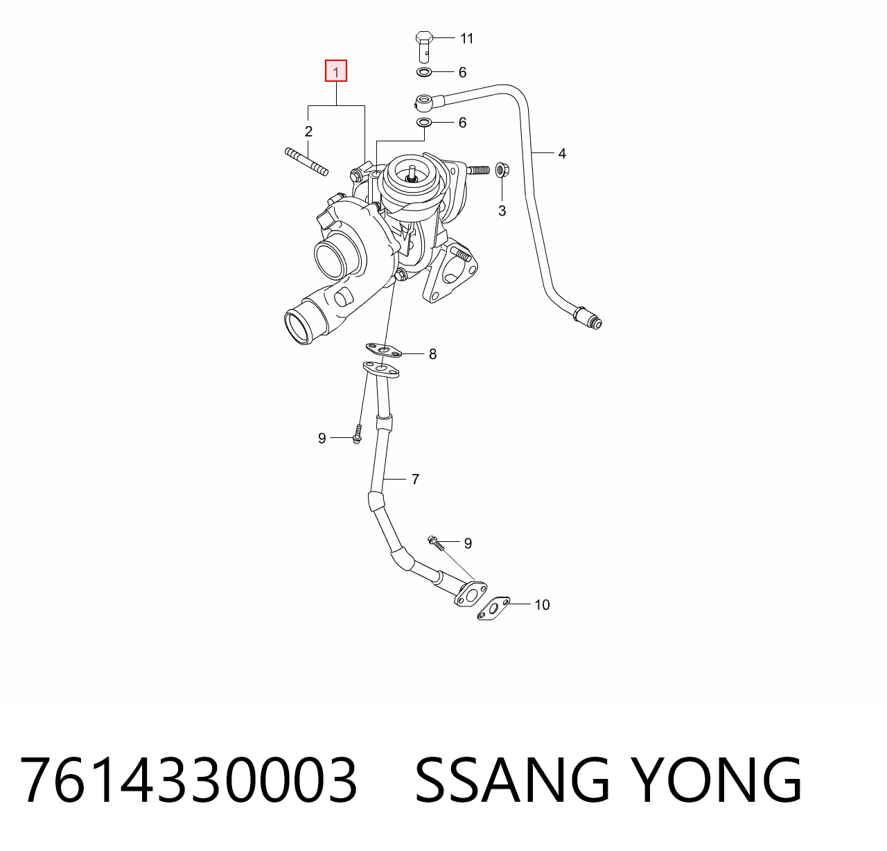 Турбокомпресор Mercedes A6640900780