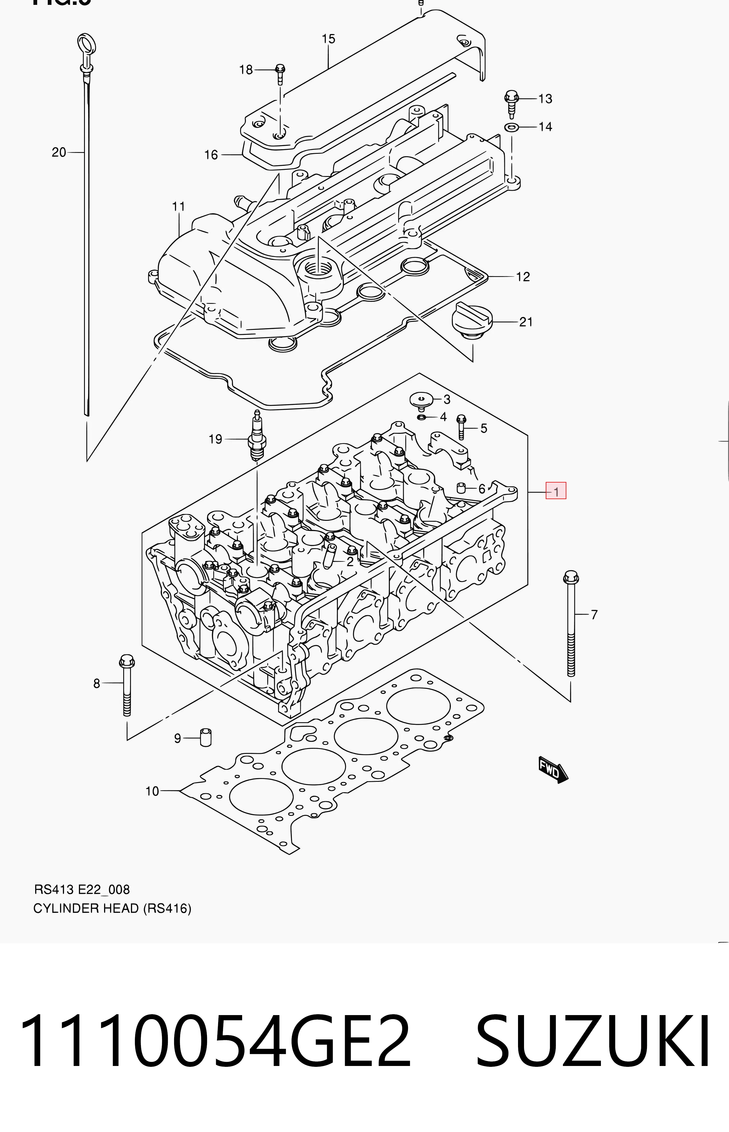 1110054GE2 Suzuki 