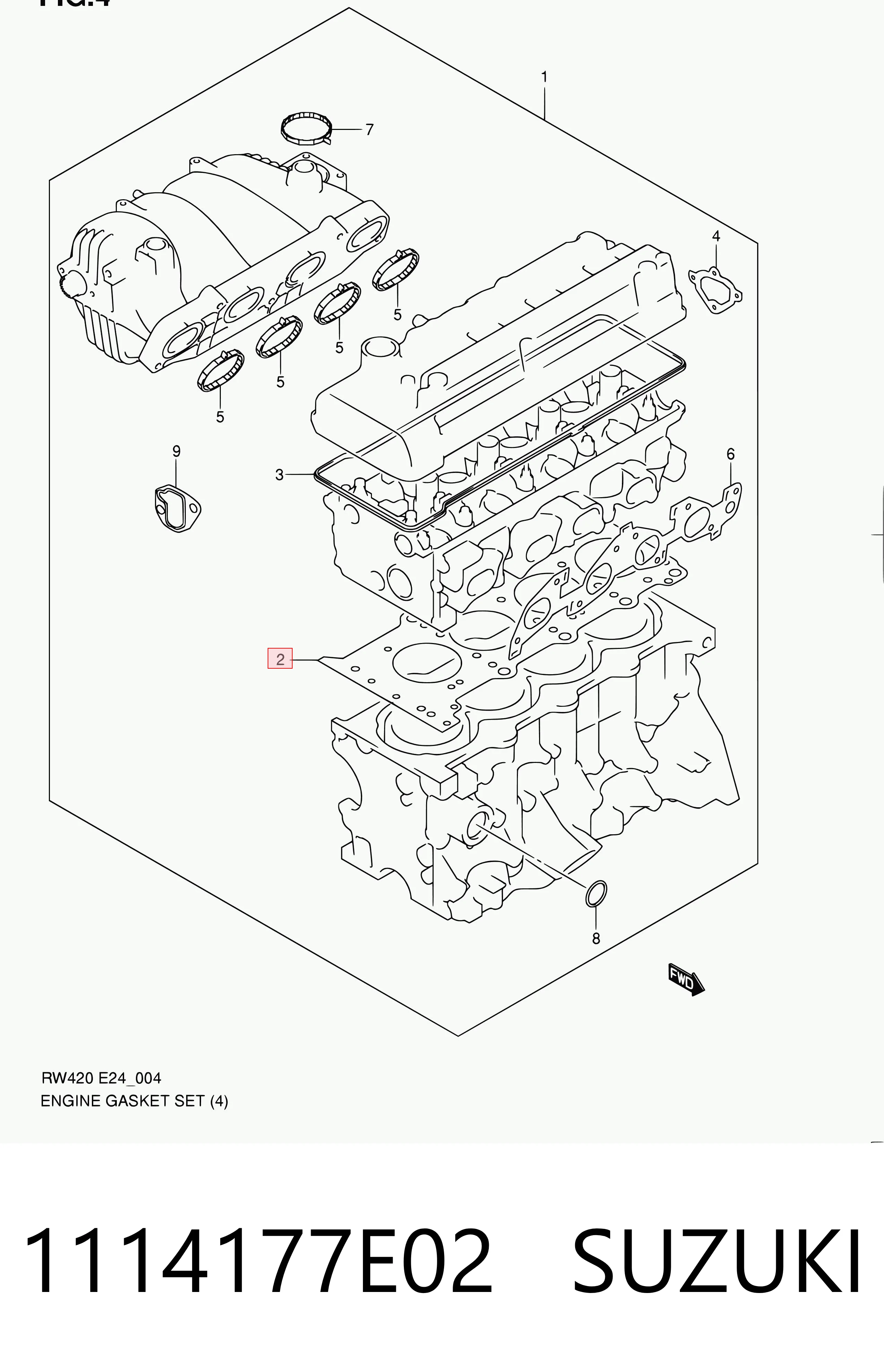 Прокладка ГБЦ Landstar PHG0802323S ціна, від 40.27 USD