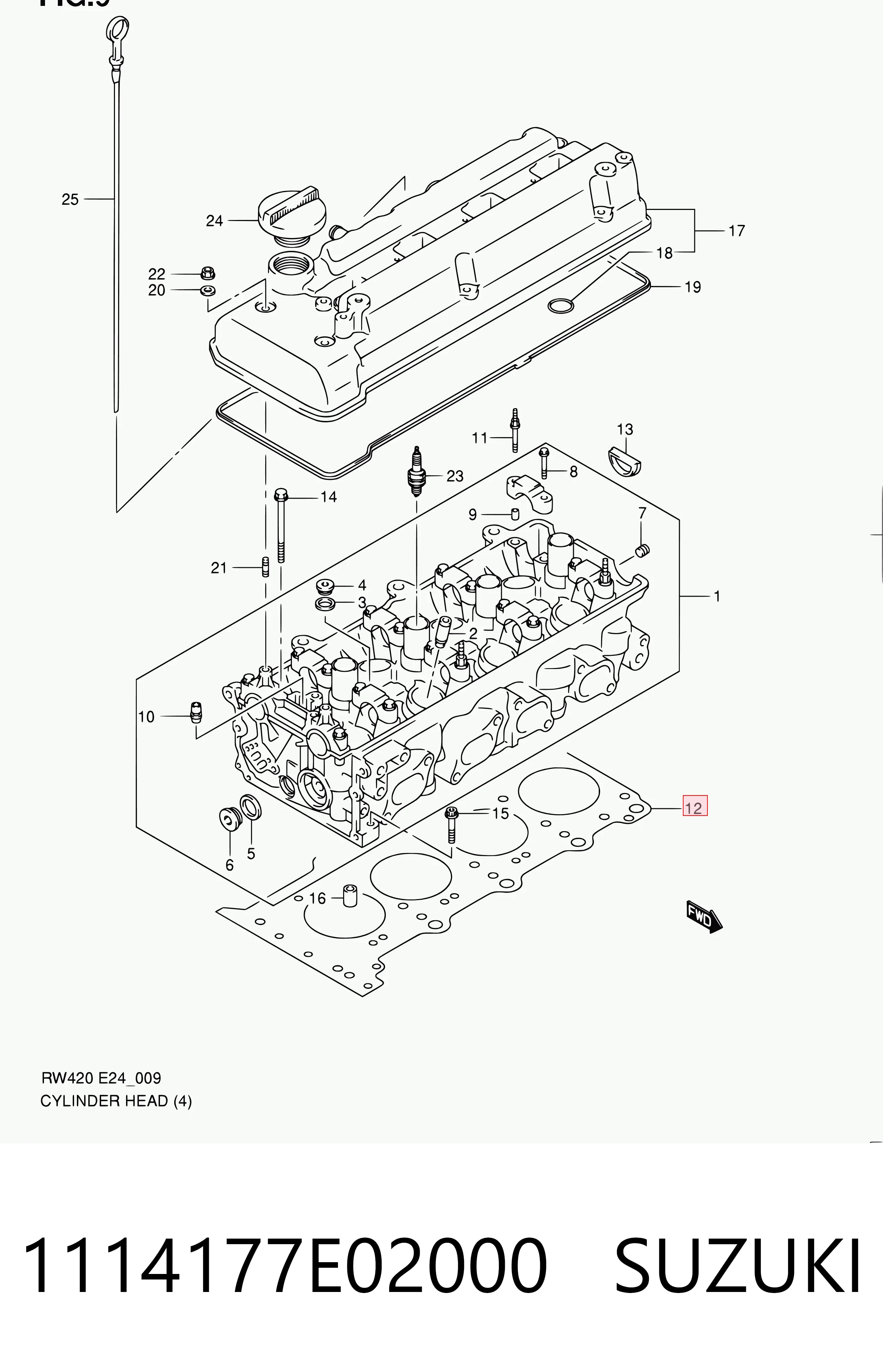 Прокладка ГБЦ PHG0802323S Landstar