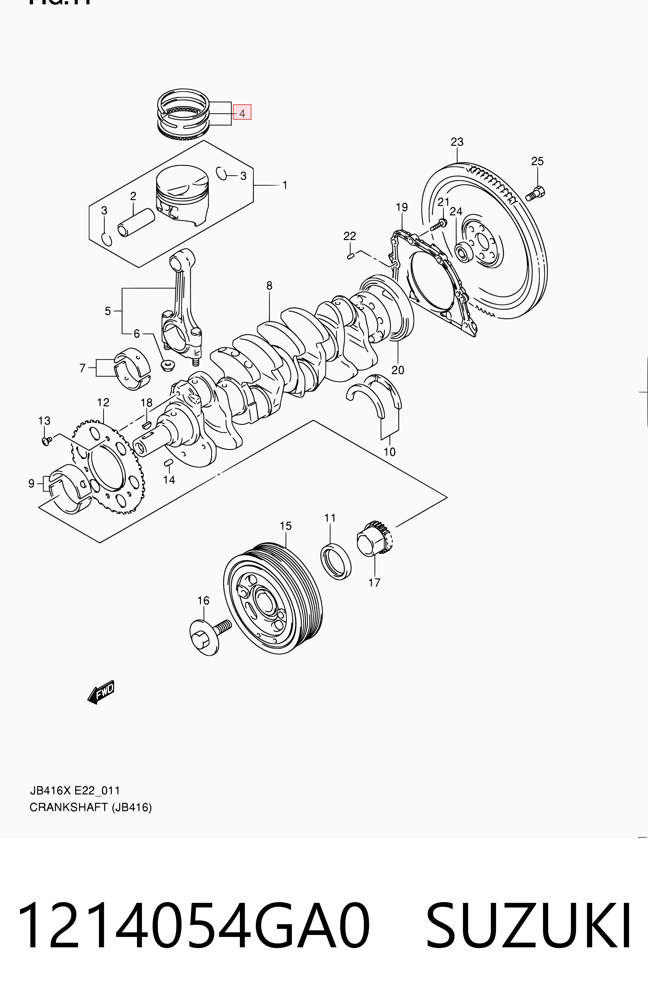 Кільця поршневі на 1 циліндр, STD. Mahle Original 007RS101170N0 ціна, від 14.58 USD