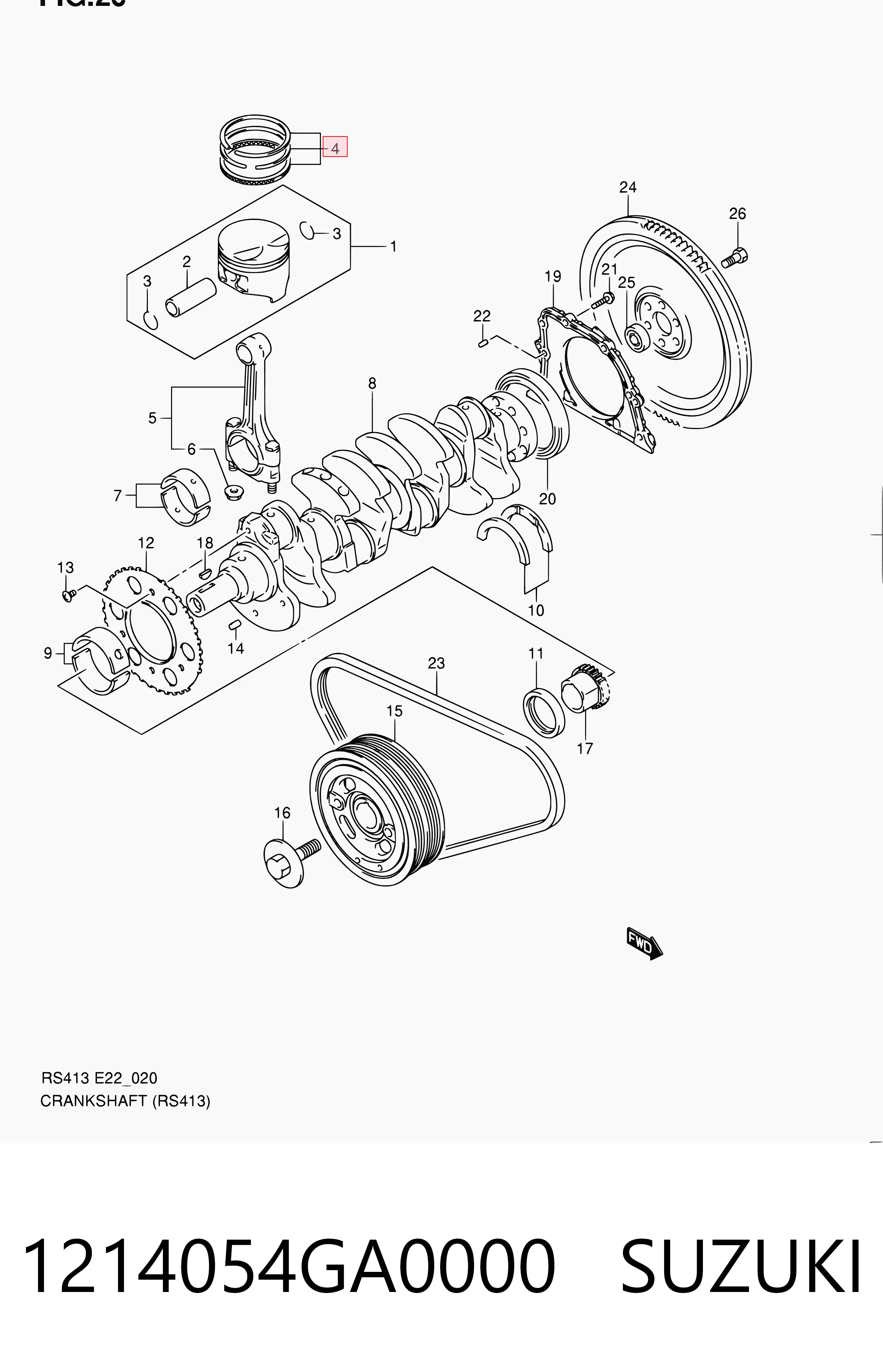 007RS101170N0 Mahle Original Кільця поршневі на 1 циліндр, STD.