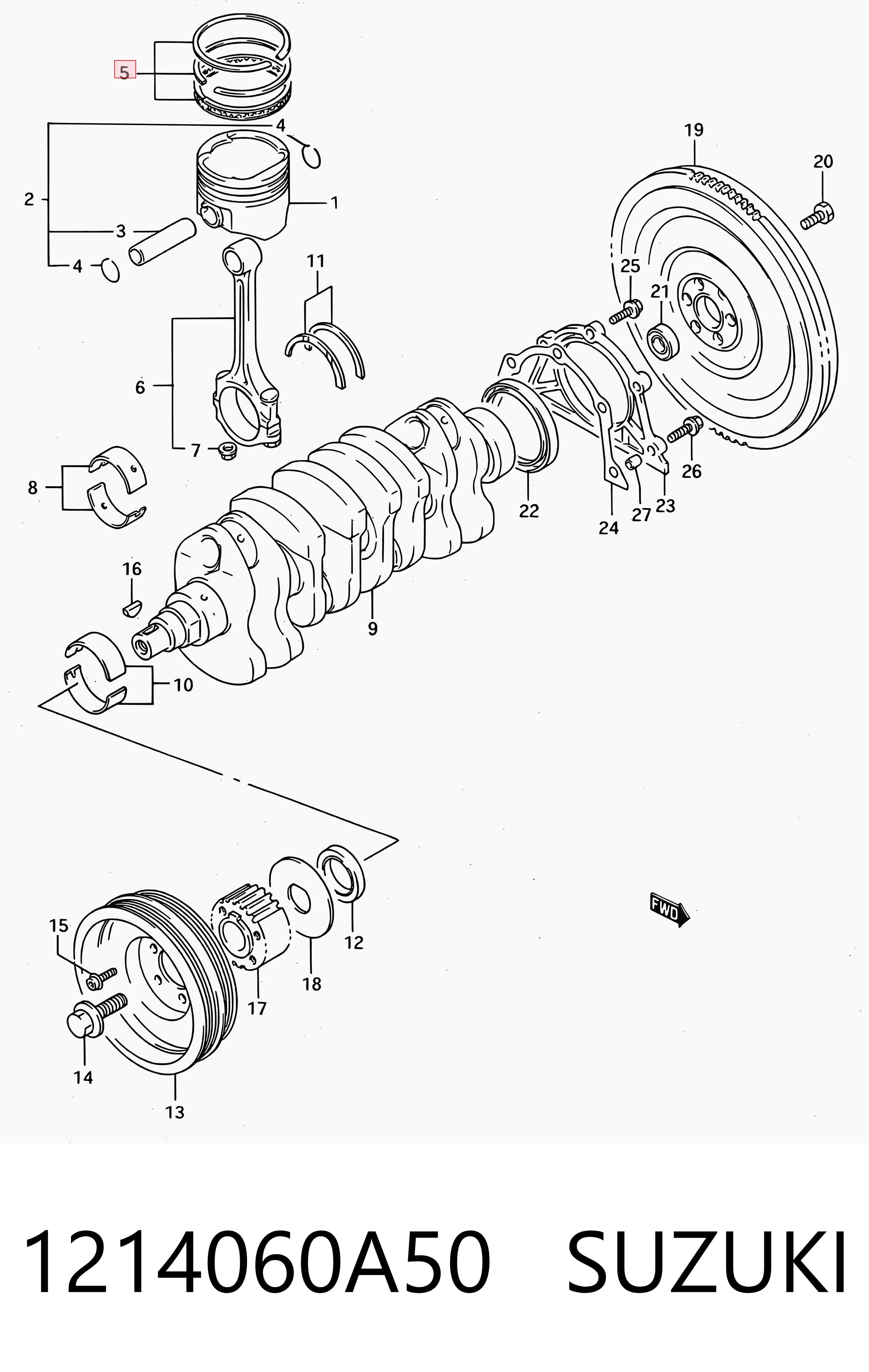 1214060A50 Suzuki 