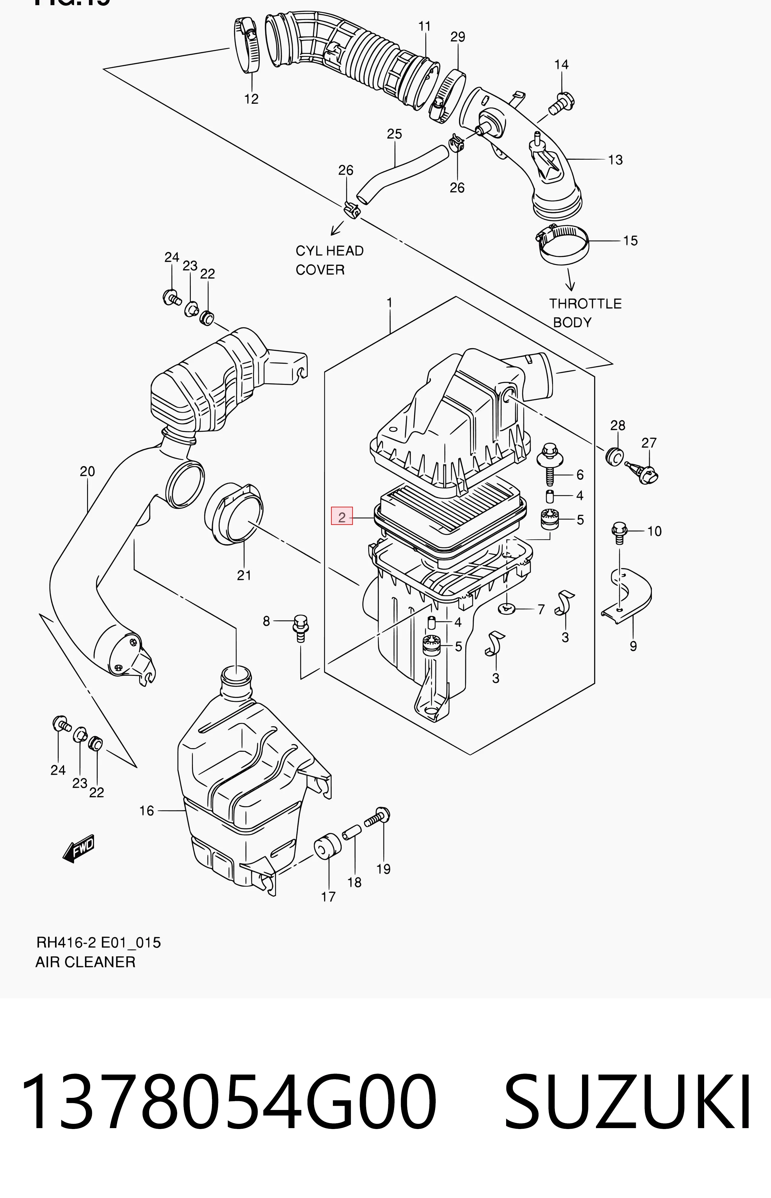 Повітряний фільтр IPA921 Interparts