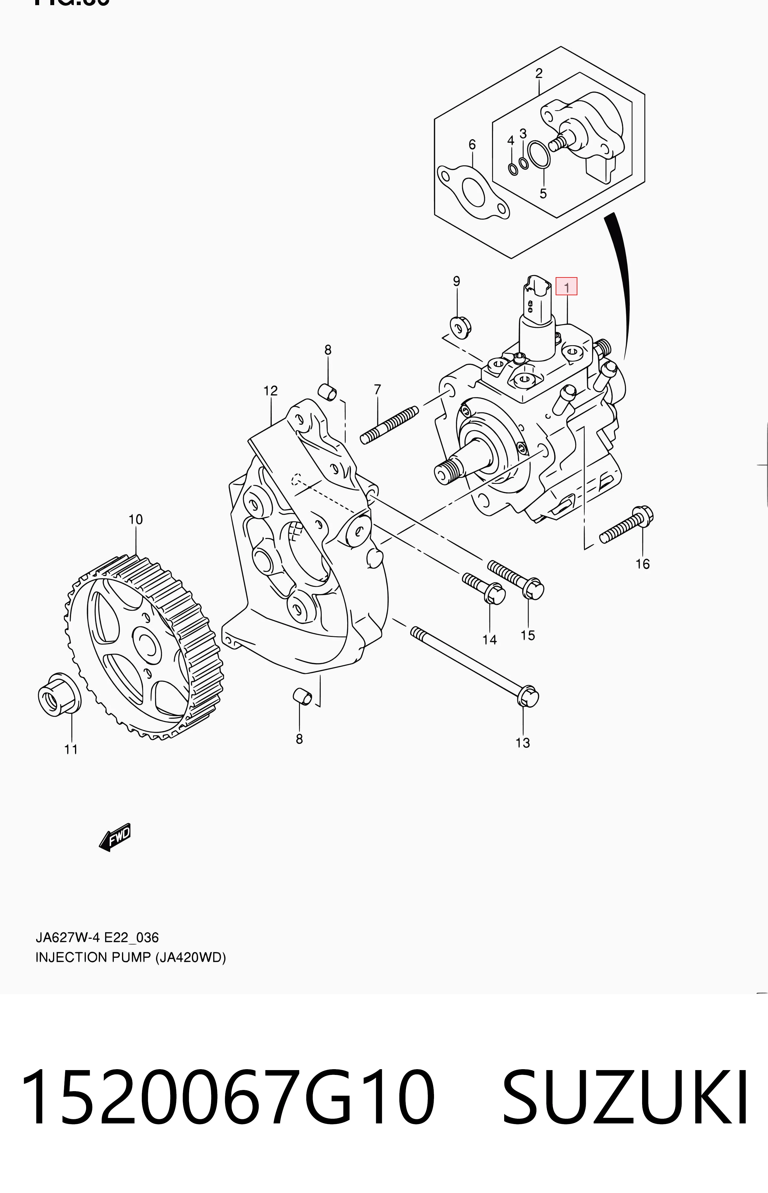 986437012 Bosch Насос паливний високого тиску (ПНВТ)