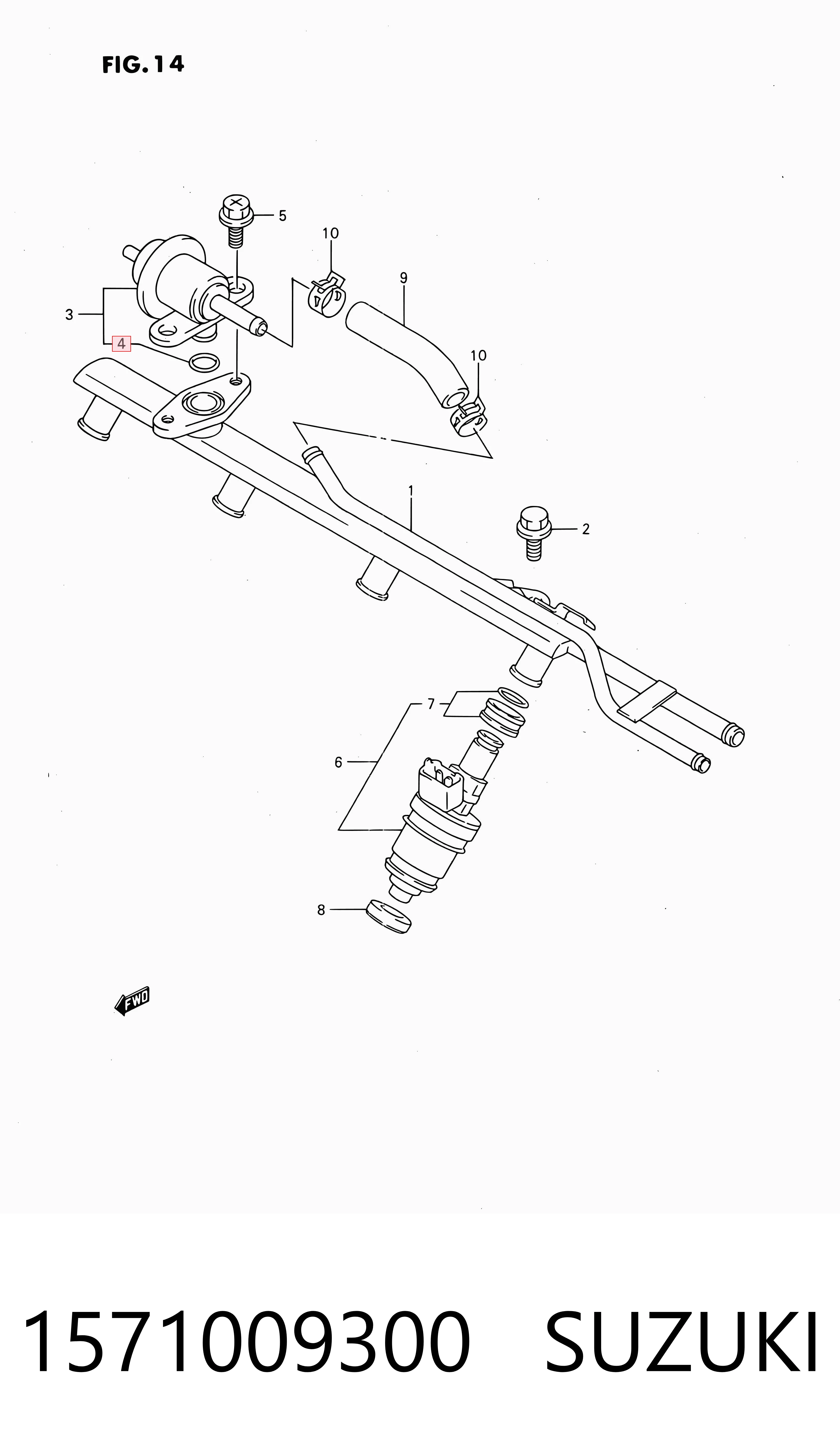 Кільце форсунки 30622570 Volvo