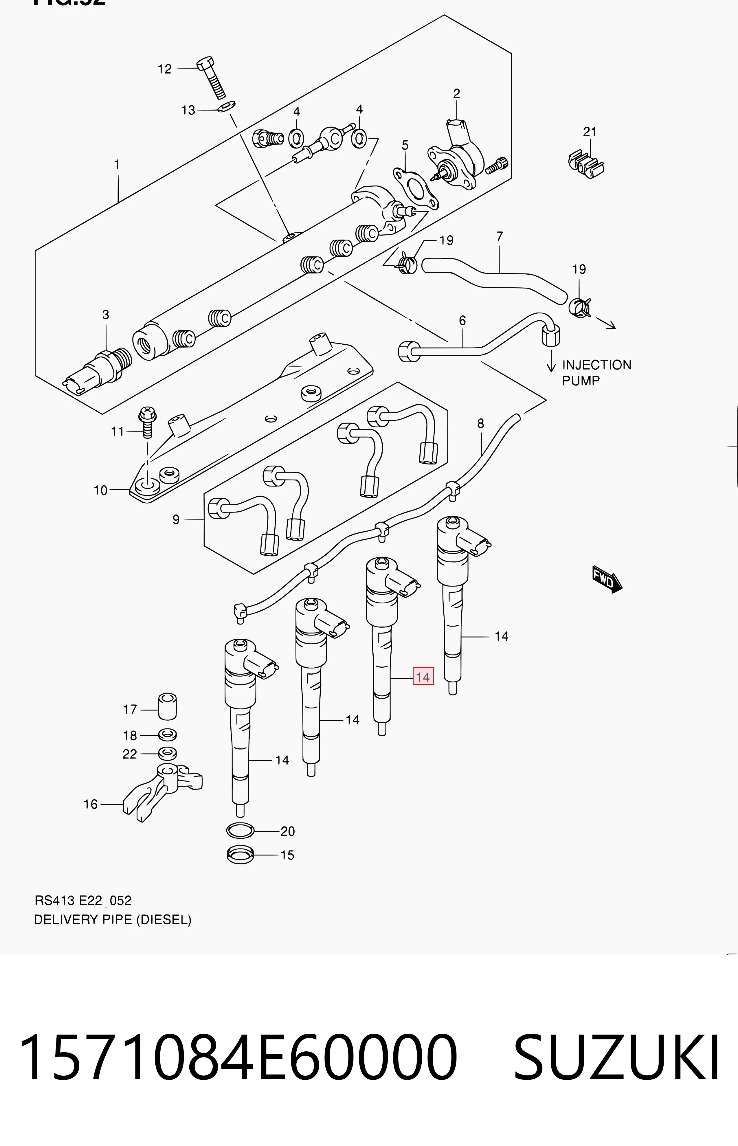 Форсунка інжектора Opel Agila A