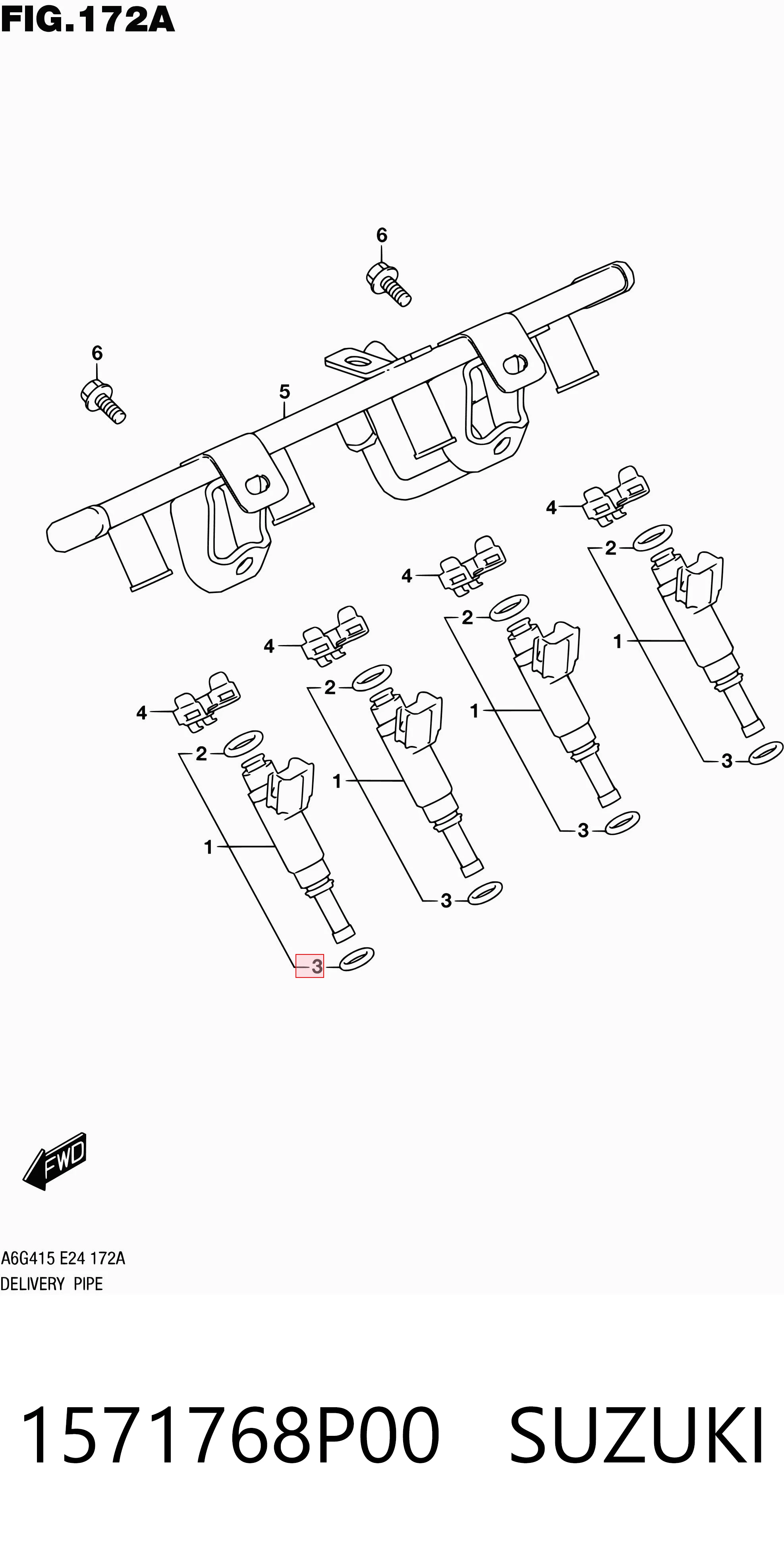  Кільце форсунки Mitsubishi Lancer 10