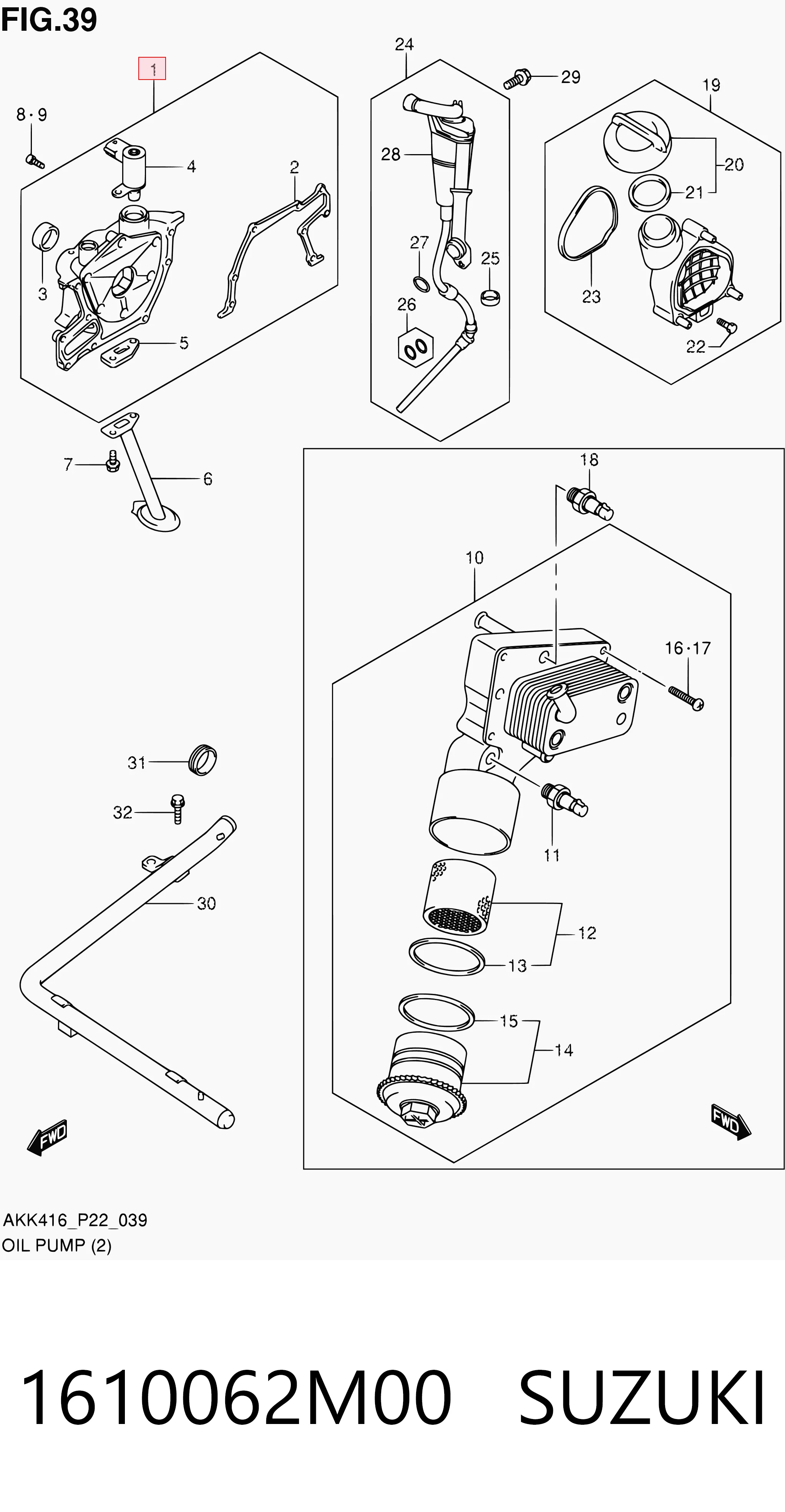 46336062 Chrysler Масляний насос двигуна