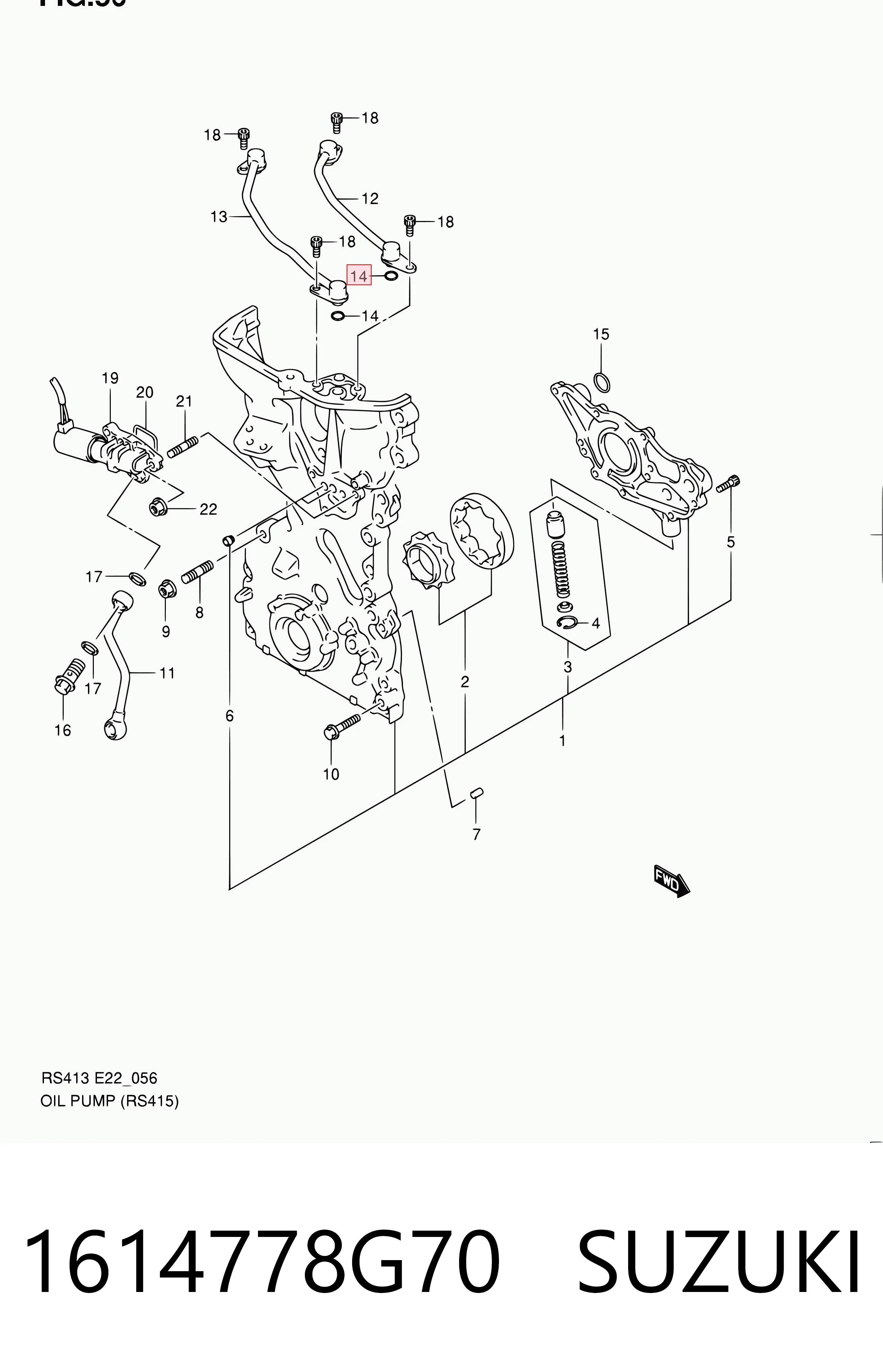 1614778G70 Suzuki 