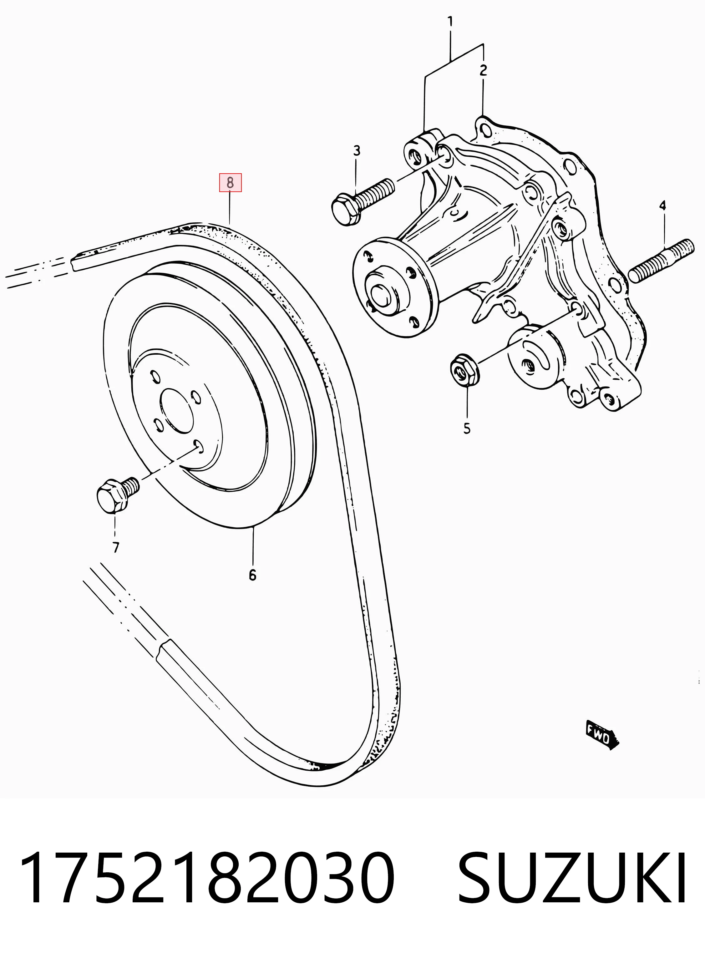 Ремінь генератора 4440400 Fiat/Alfa/Lancia