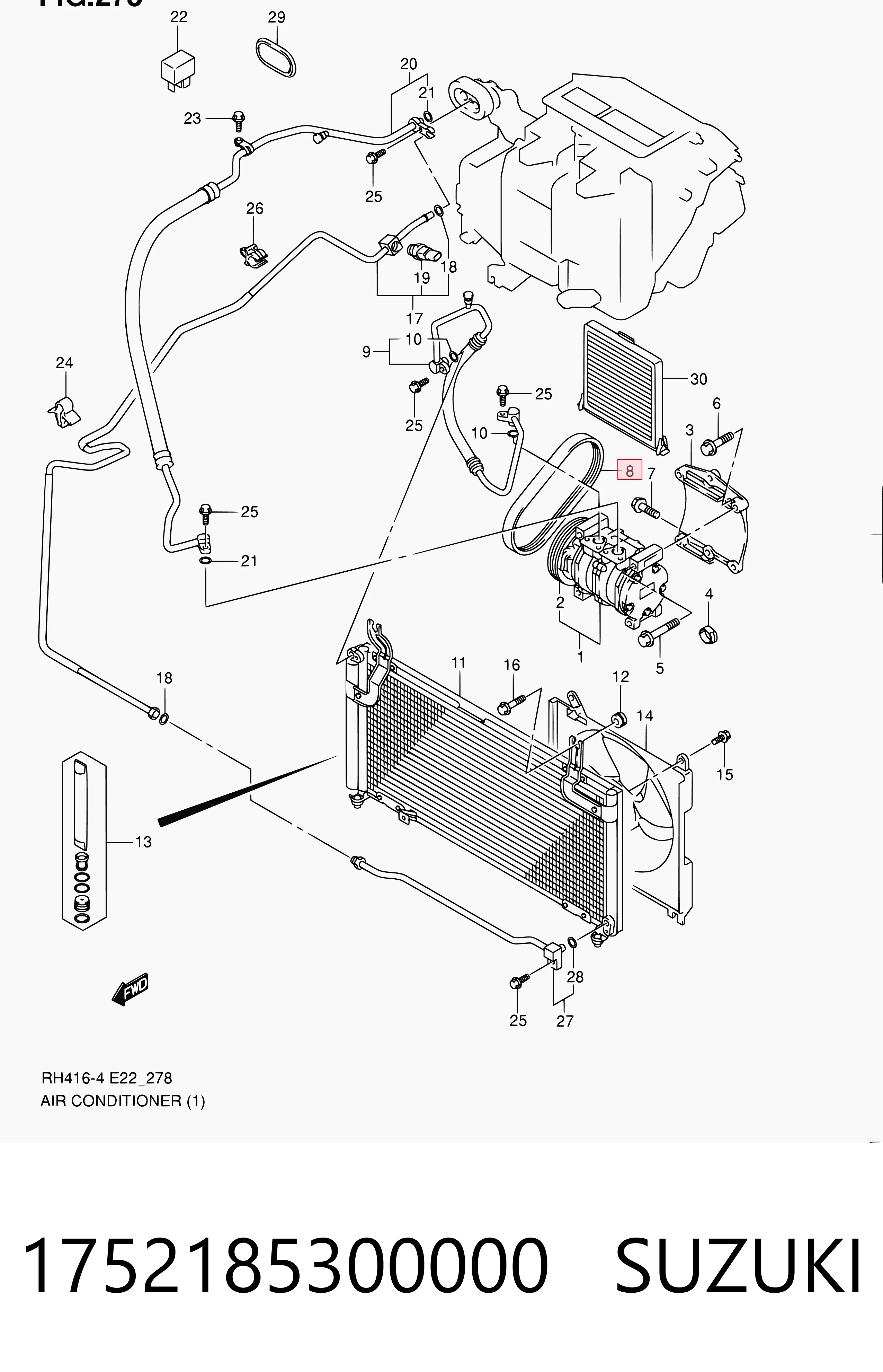 Клиновий ремінь Daihatsu 4431887401 ціна, від 8.94 USD