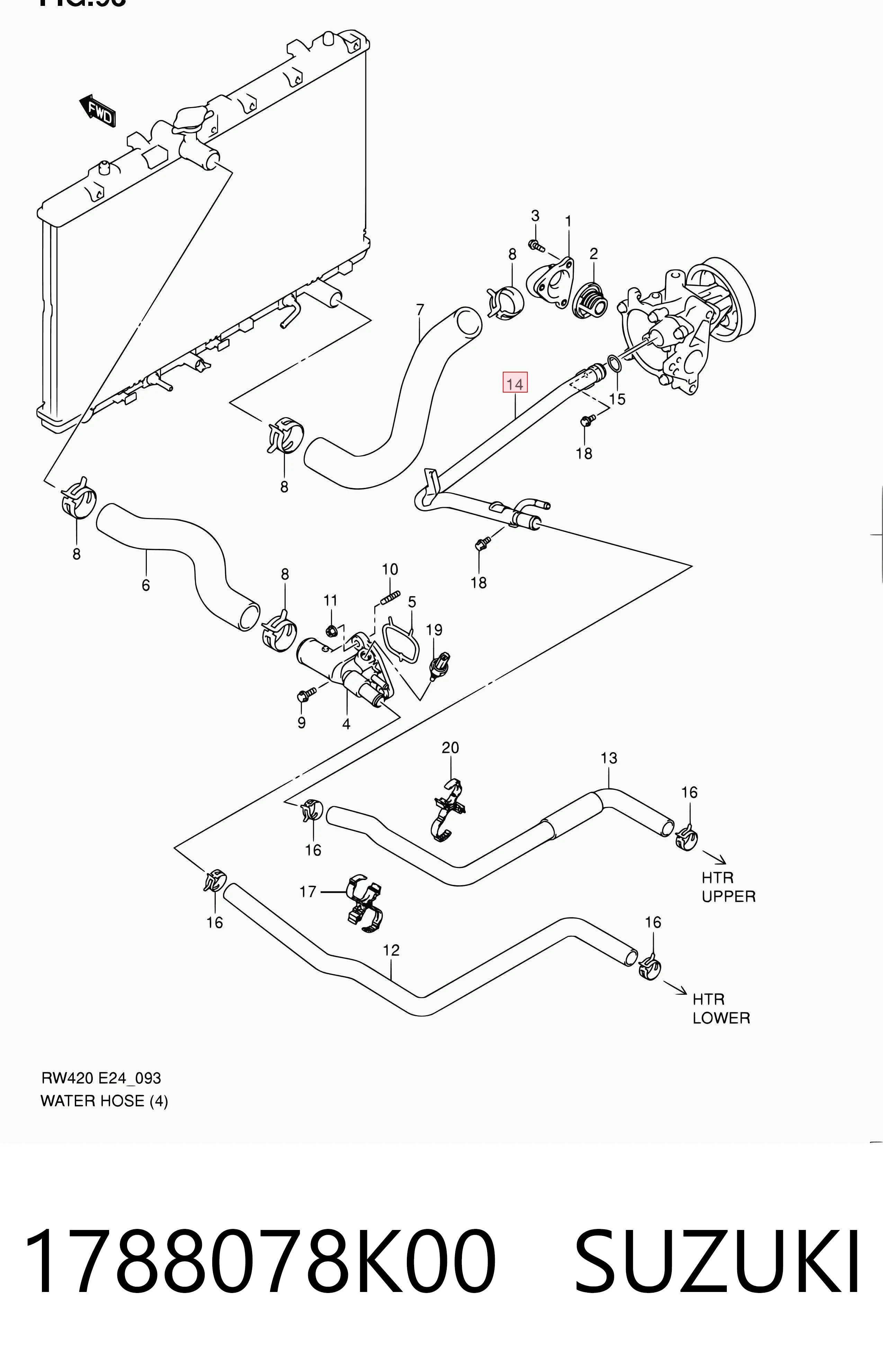 1788078K00 Suzuki 