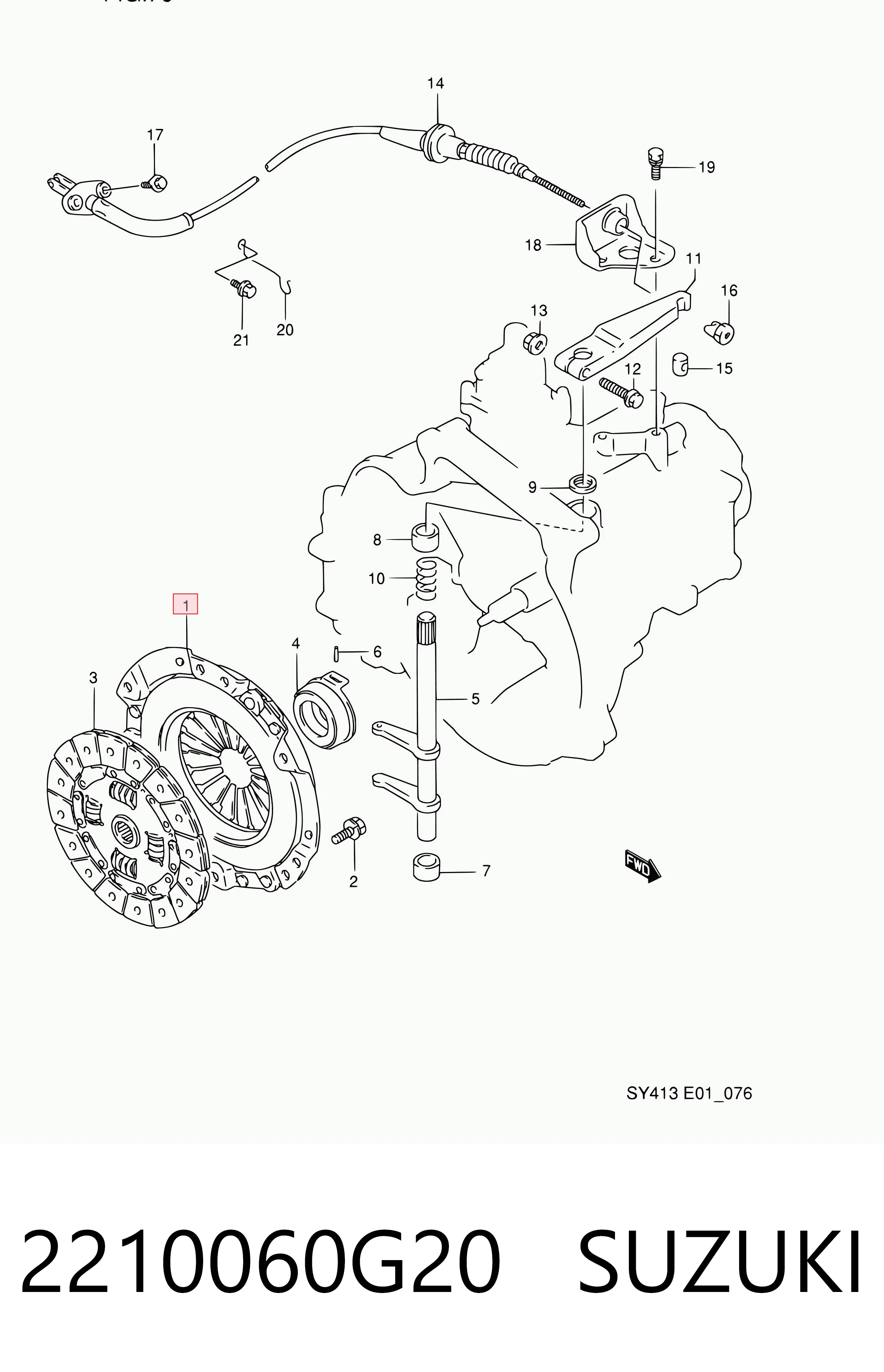 Корзина зчеплення 3121087106000 Daihatsu