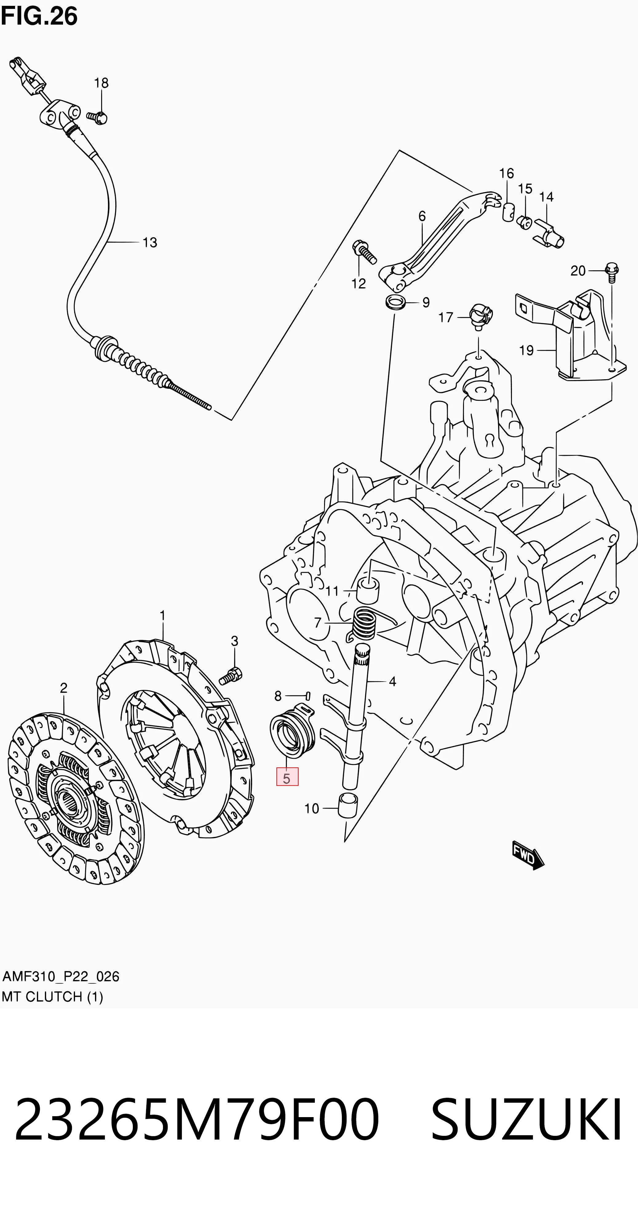 Зчеплення SZK2102 Exedy