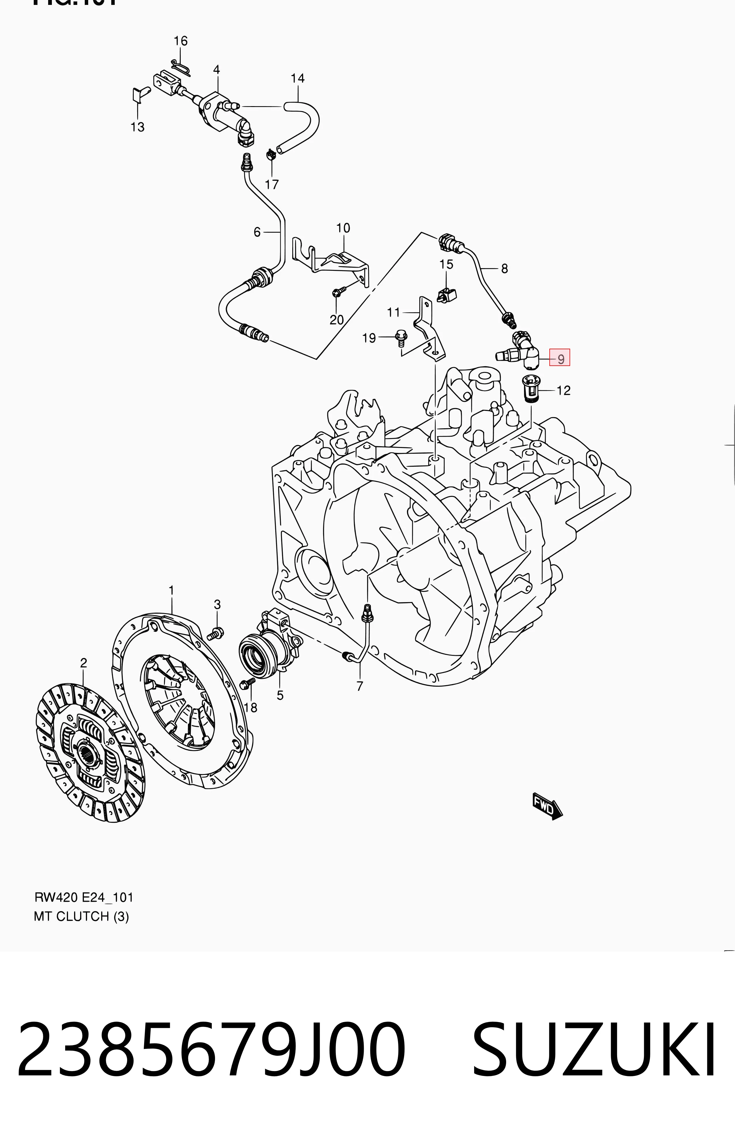 2385679J00 Suzuki 