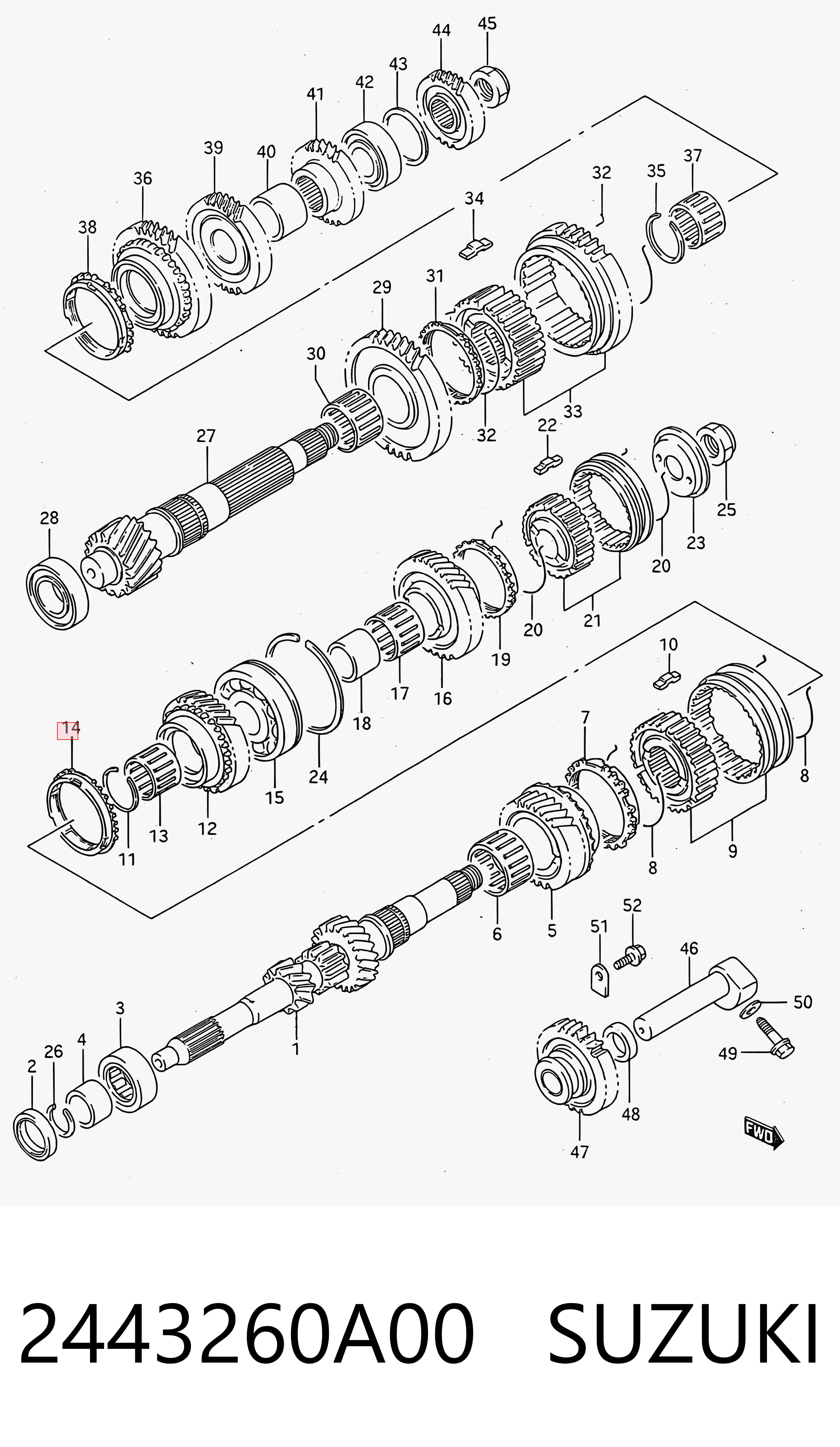 2443260A00 Suzuki 