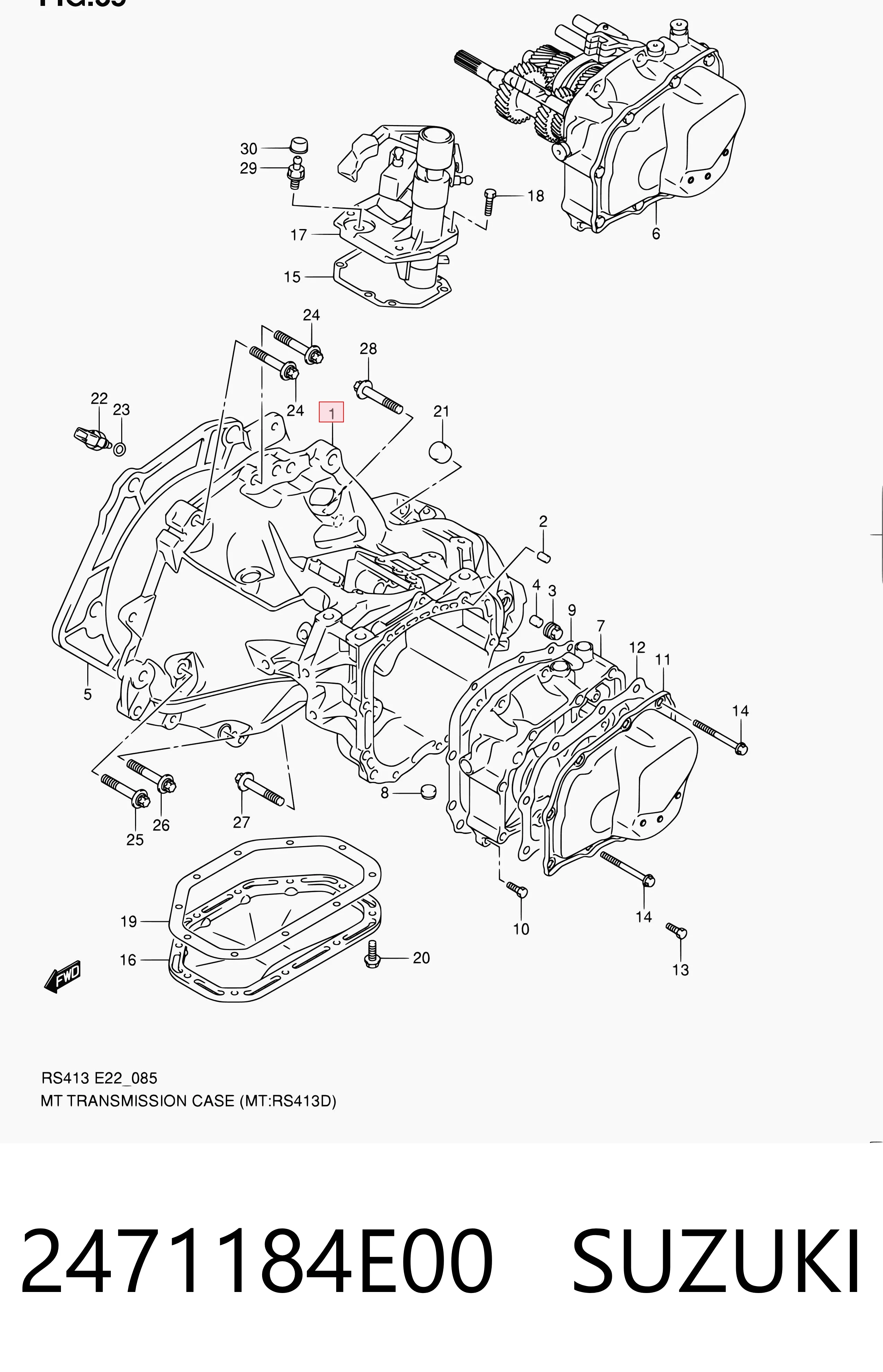 МКПП на Suzuki Ignis II FH