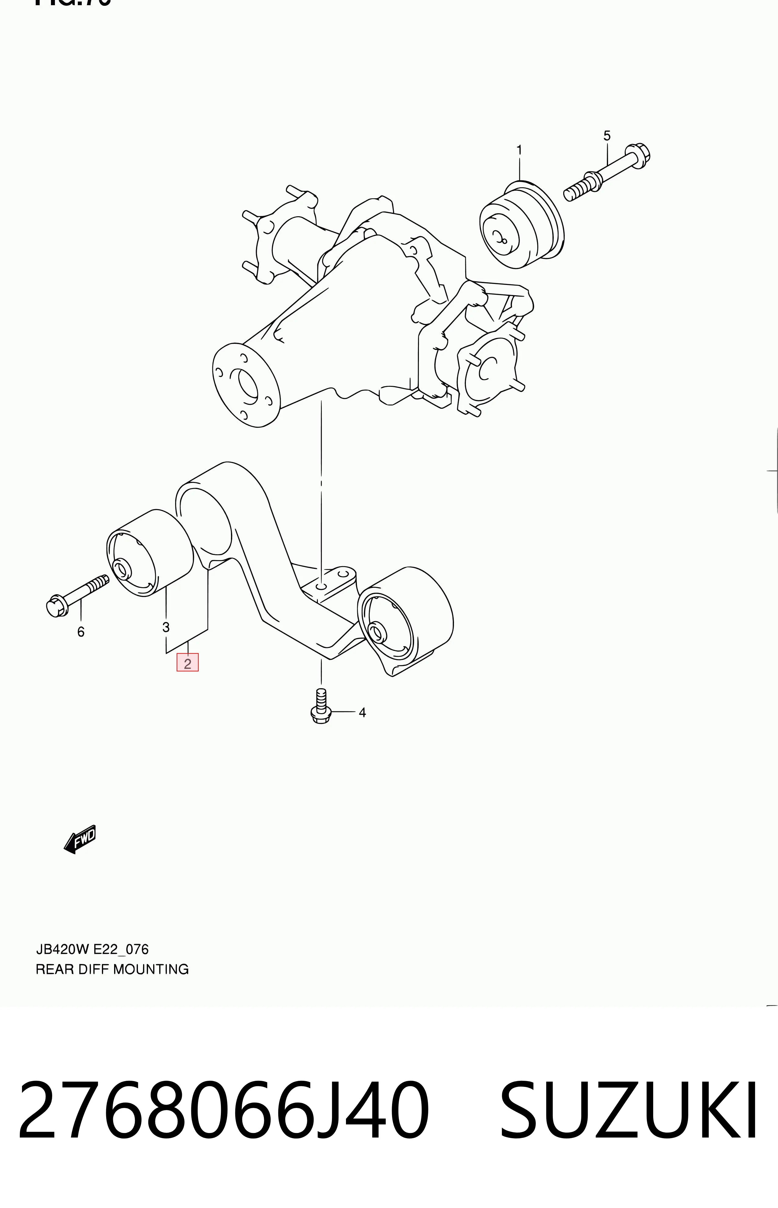 2768066J40 Suzuki 
