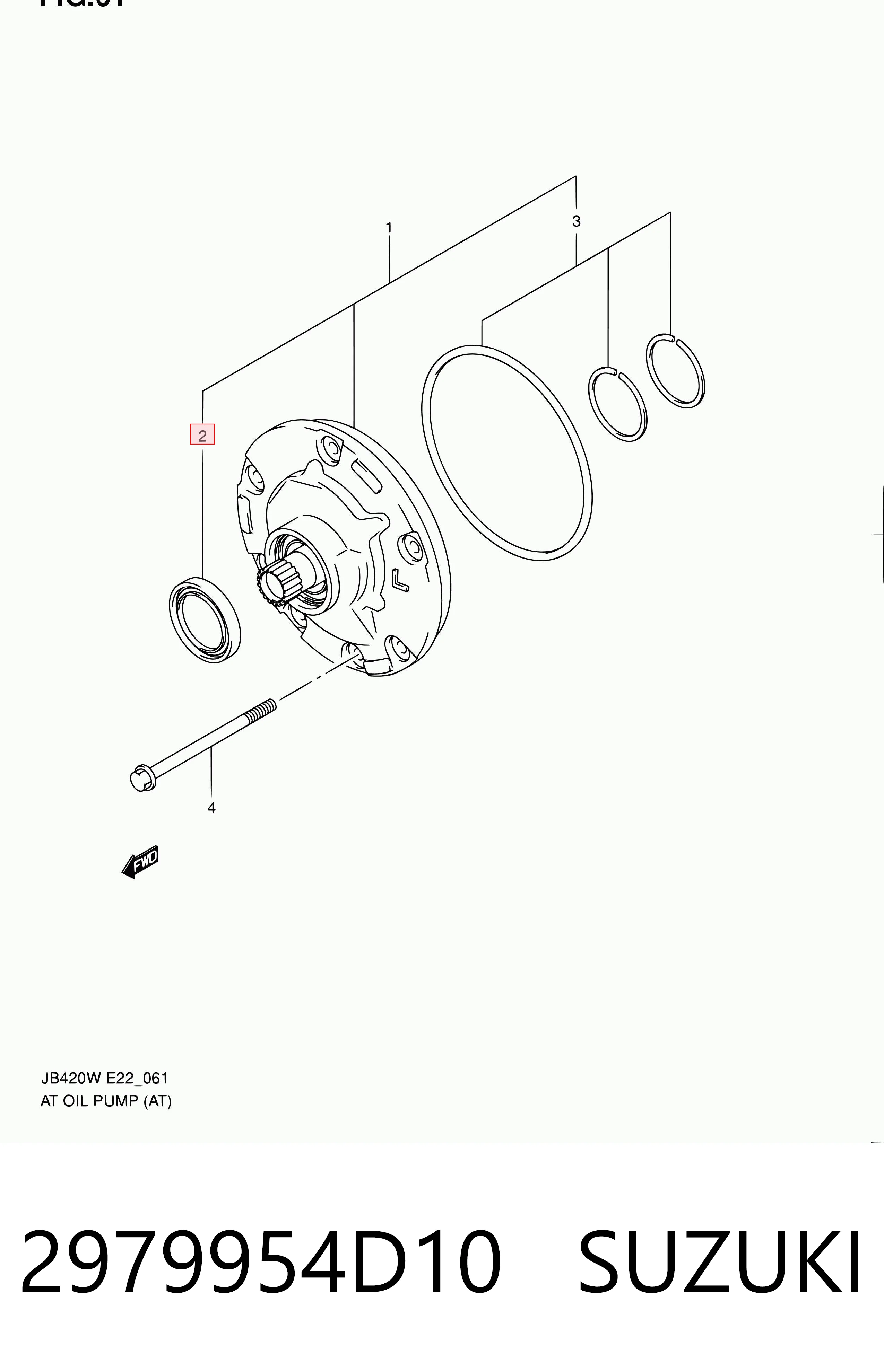 Сальник масляного насосу SKF 14772