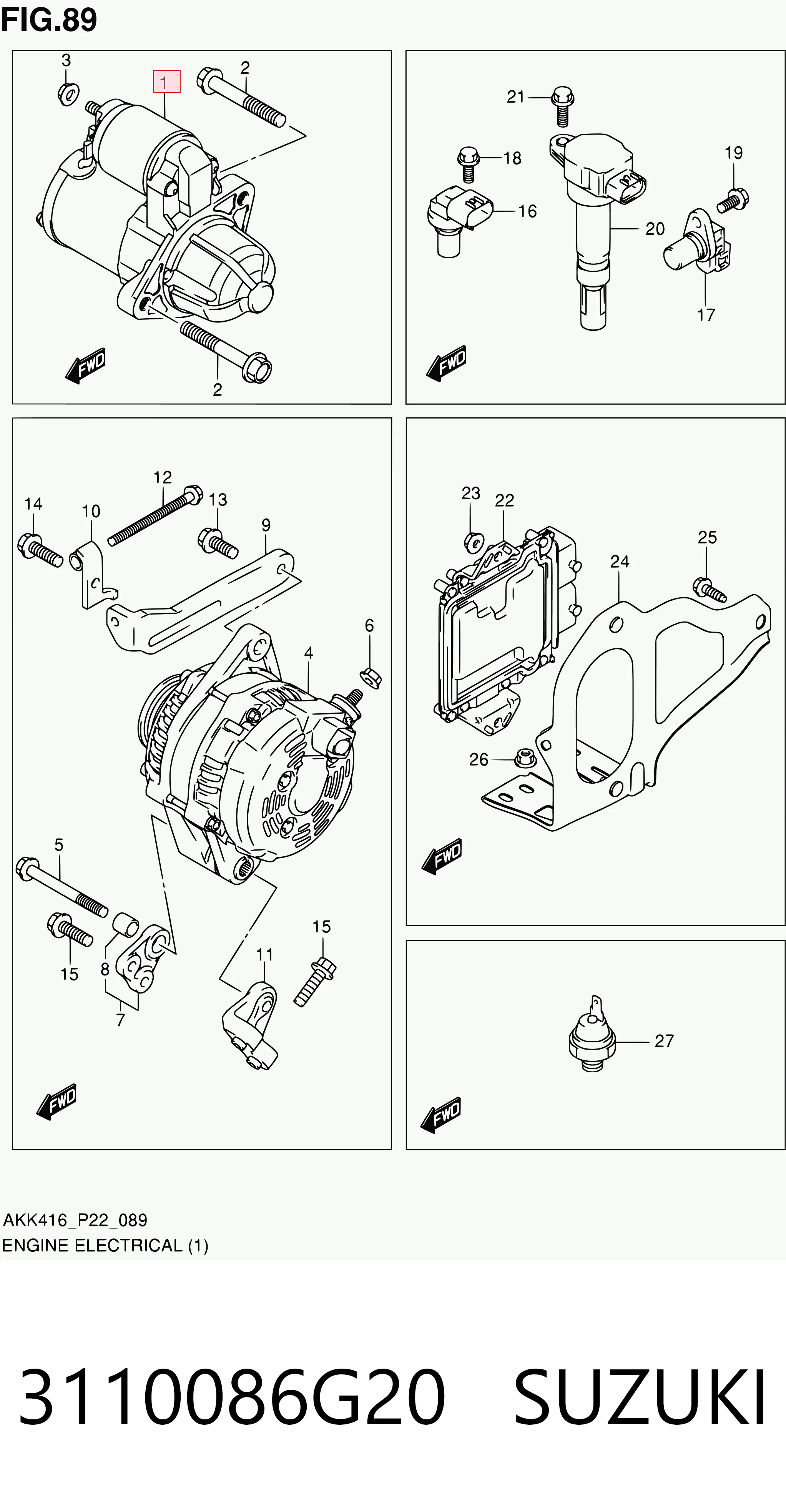 Купити M2T46981 Mitsubishi Стартер