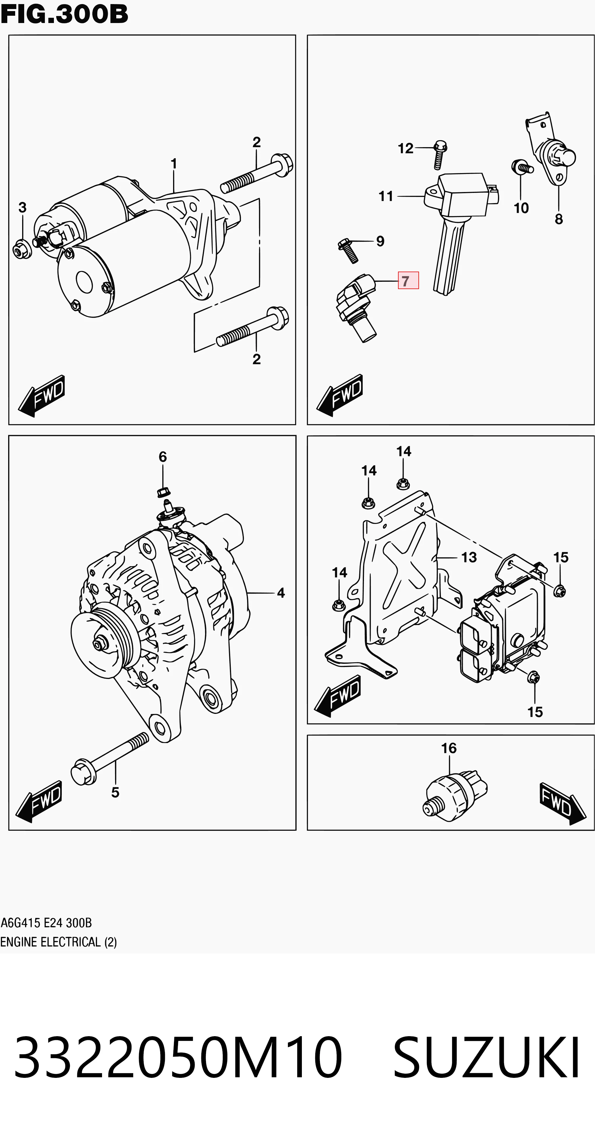 3322050M10 Suzuki ДПКВ
