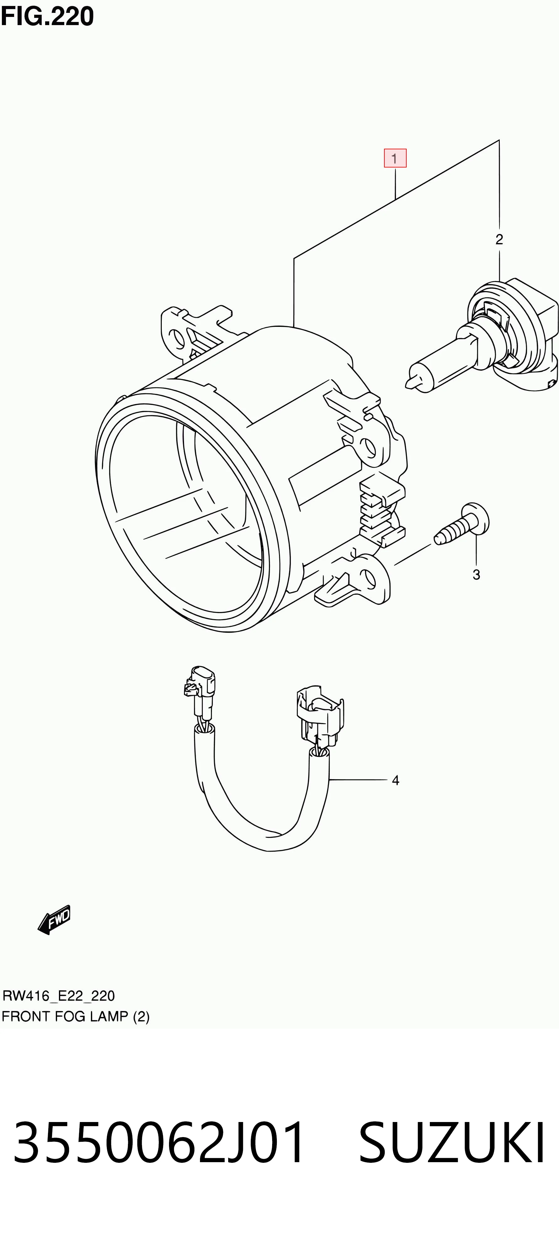 Протитуманки, ліваі, права на Ford Transit VI V347/8