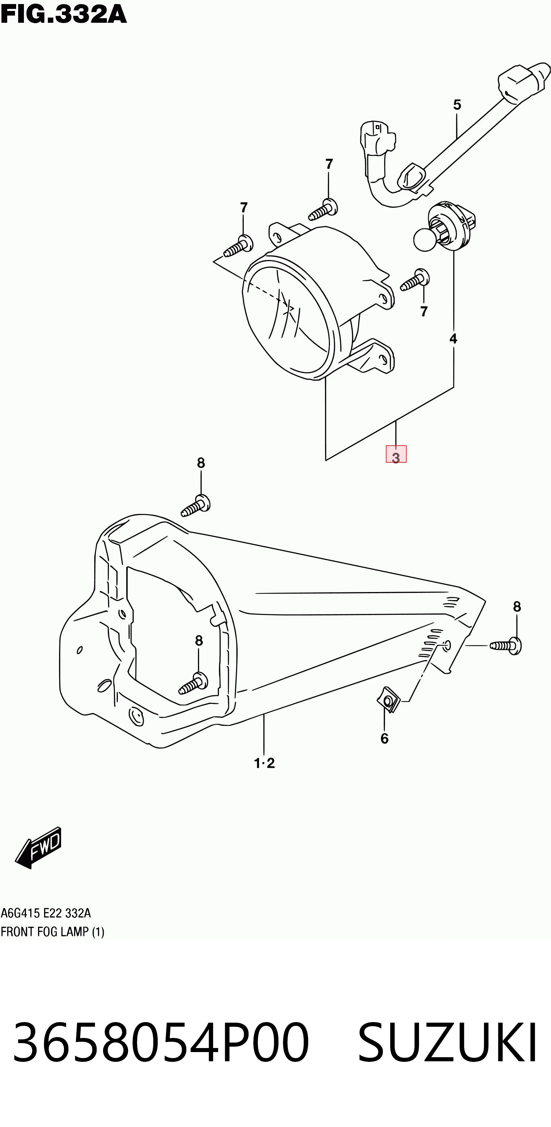Фара денного світла Nissan/Infiniti 266006117R ціна, від 27.83 USD